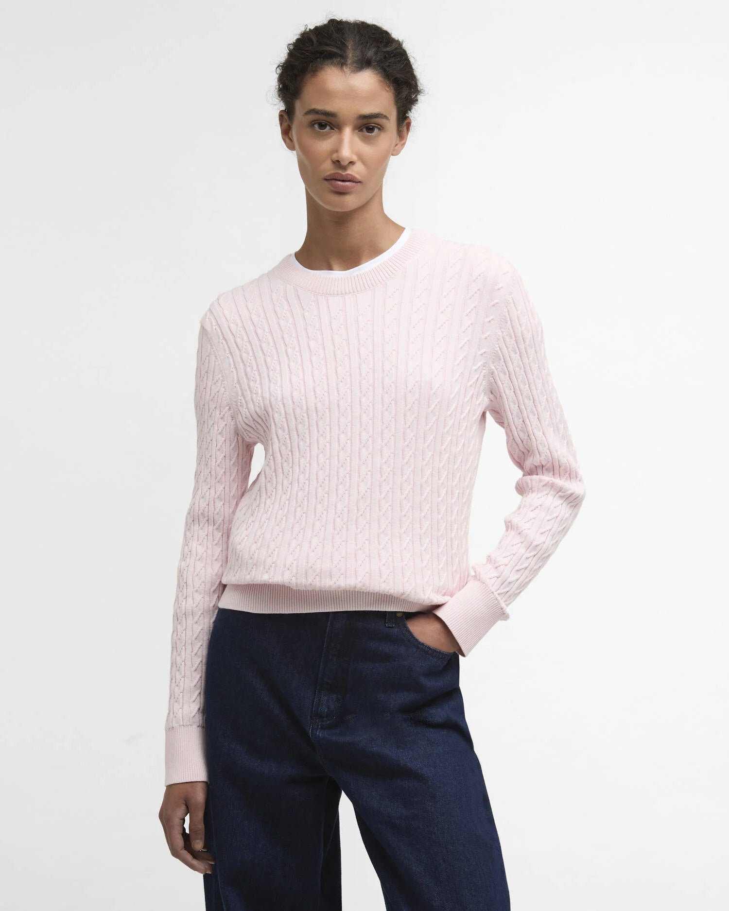 Hartland Crew Neck Jumper - Pink