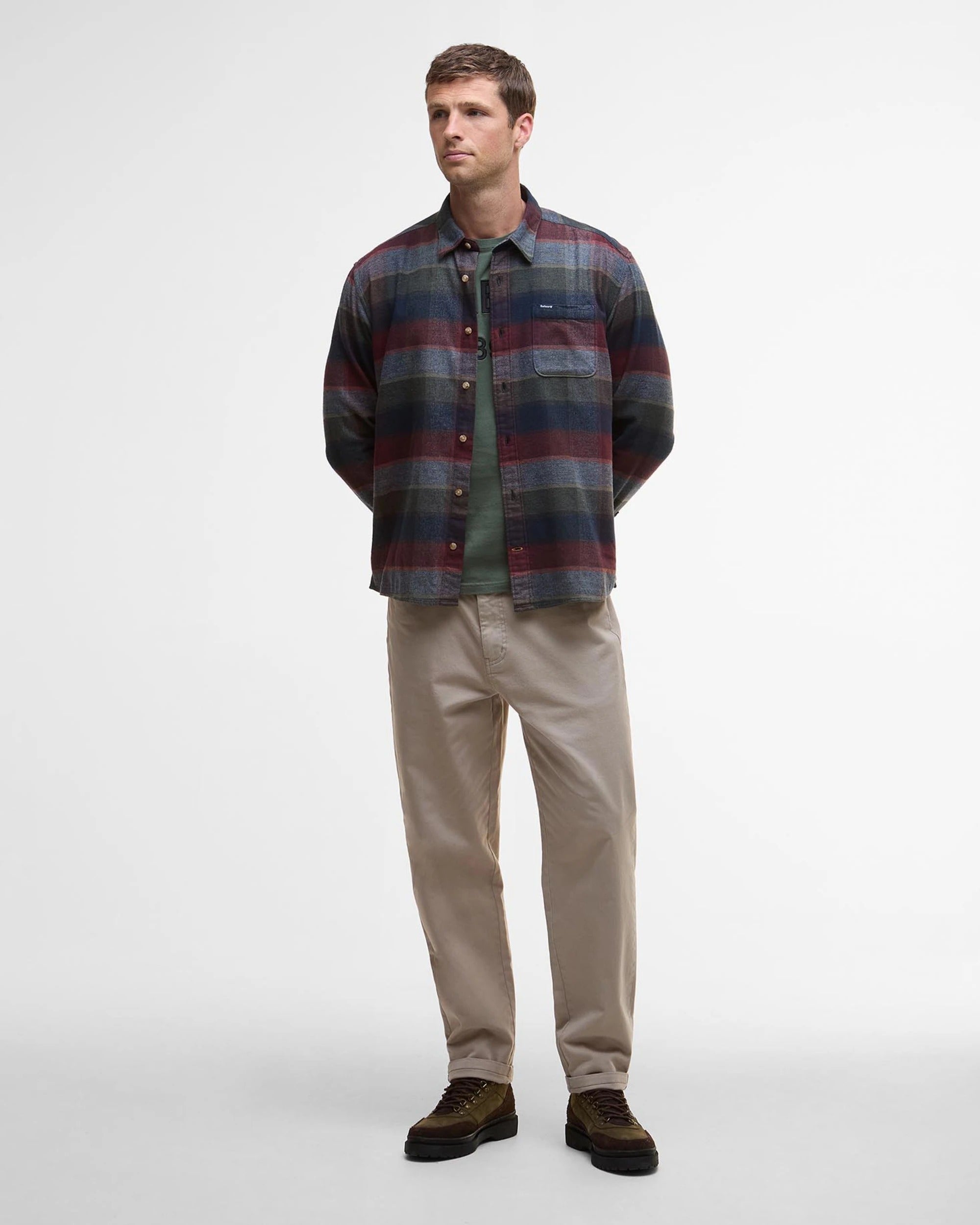 Copswell Relaxed Long-Sleeved Shirt - Navy