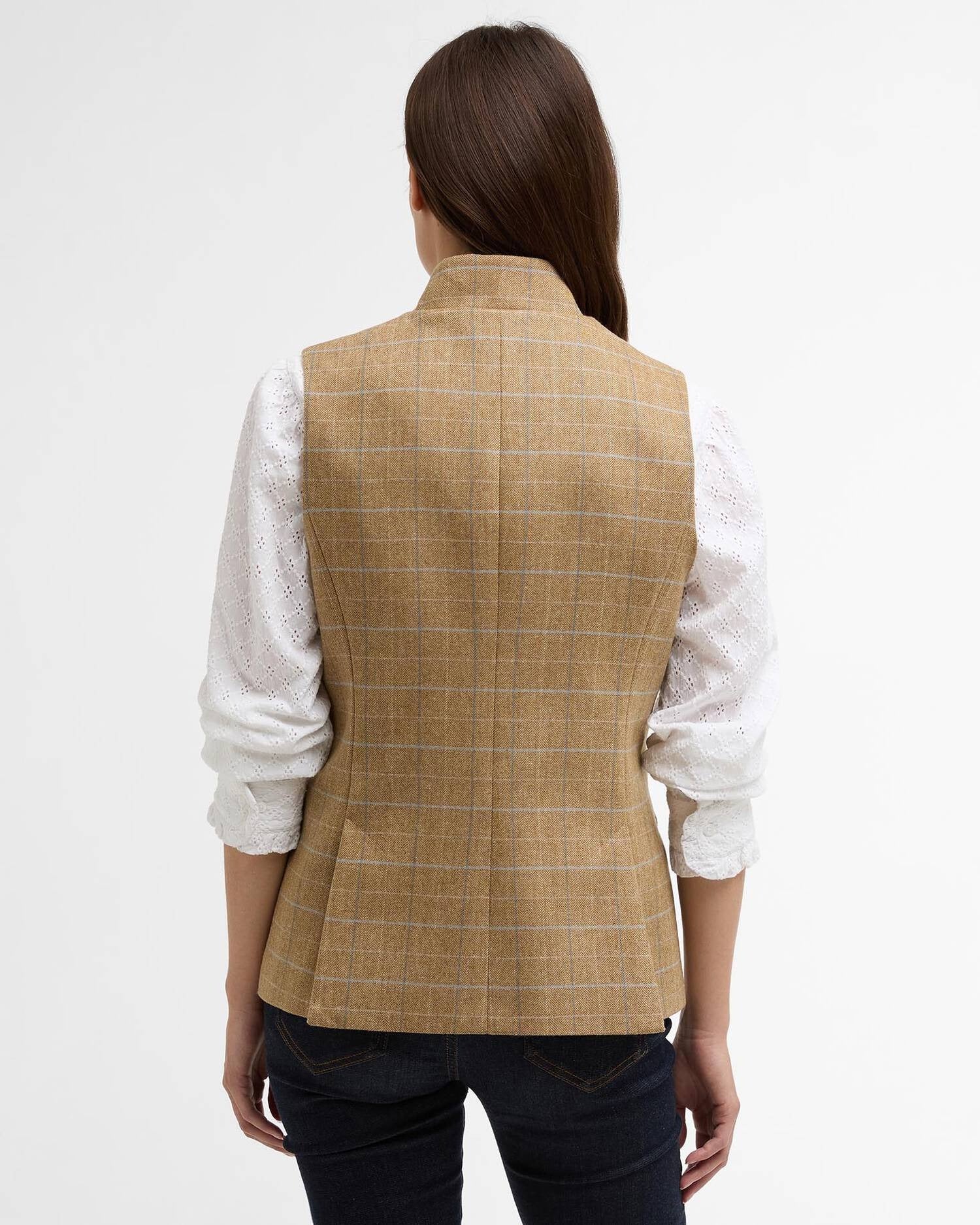 Petunia Tailored Gilet - Soft Blue