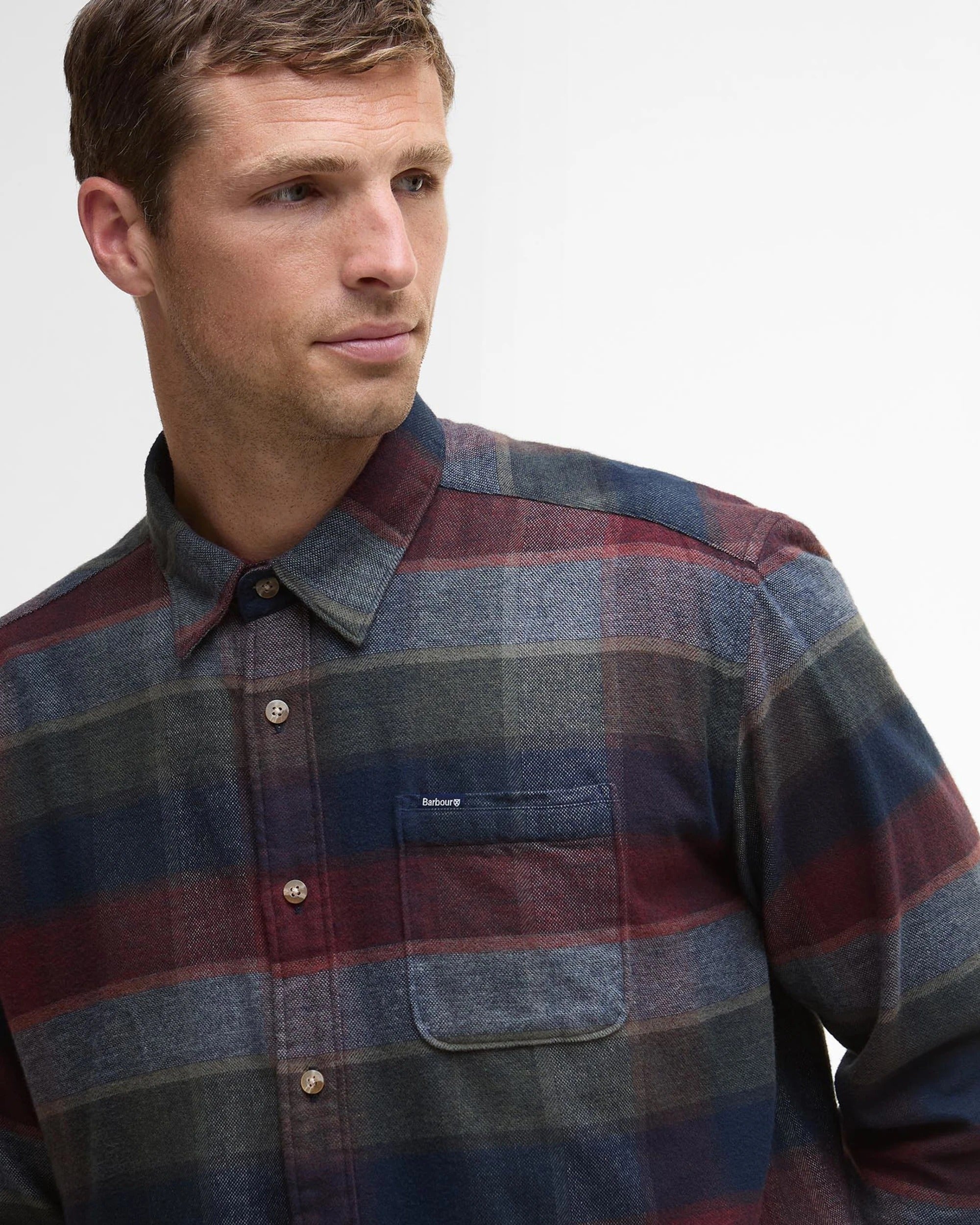 Copswell Relaxed Long-Sleeved Shirt - Navy