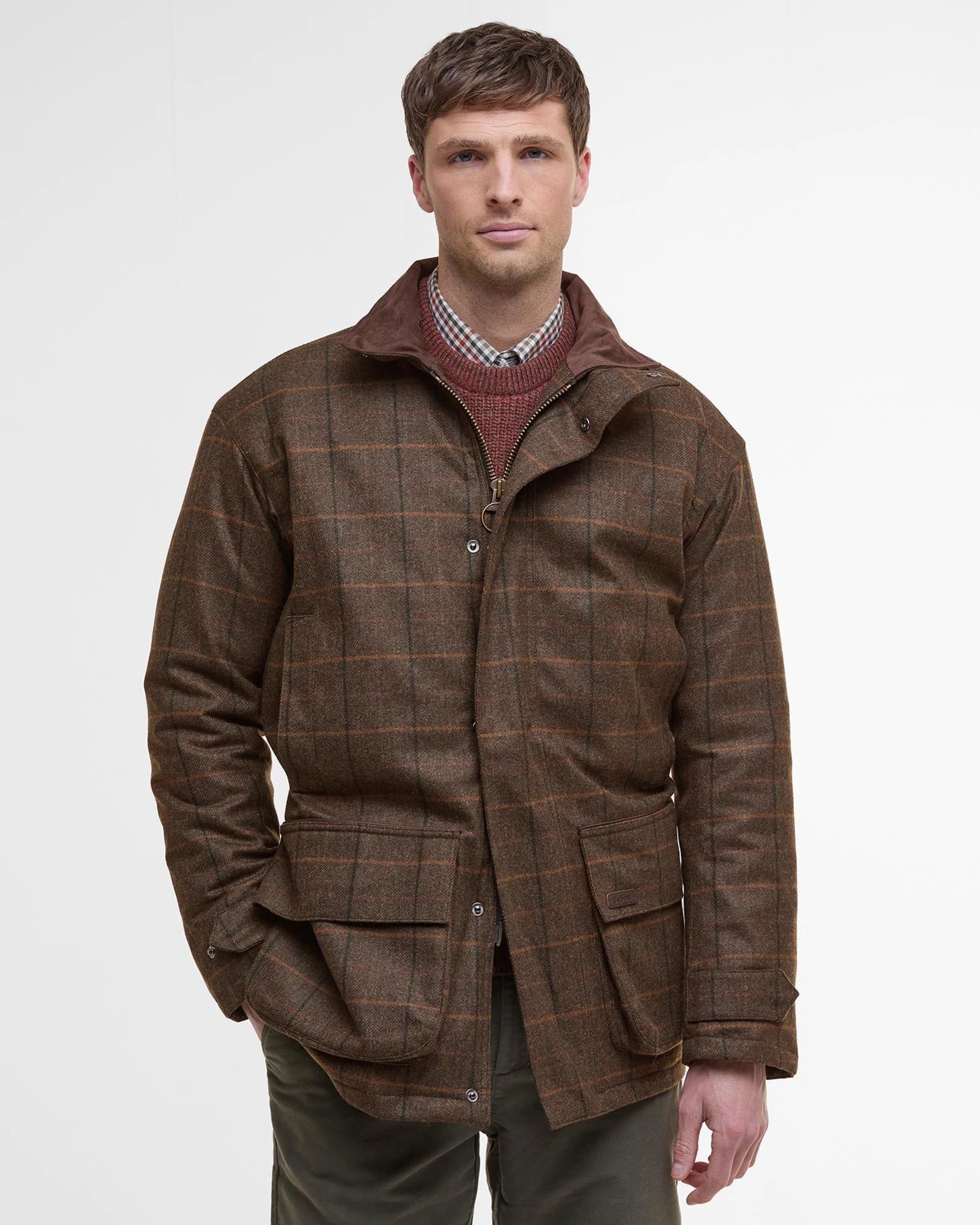 Wool Beaconsfield - Burnhill Brown Check