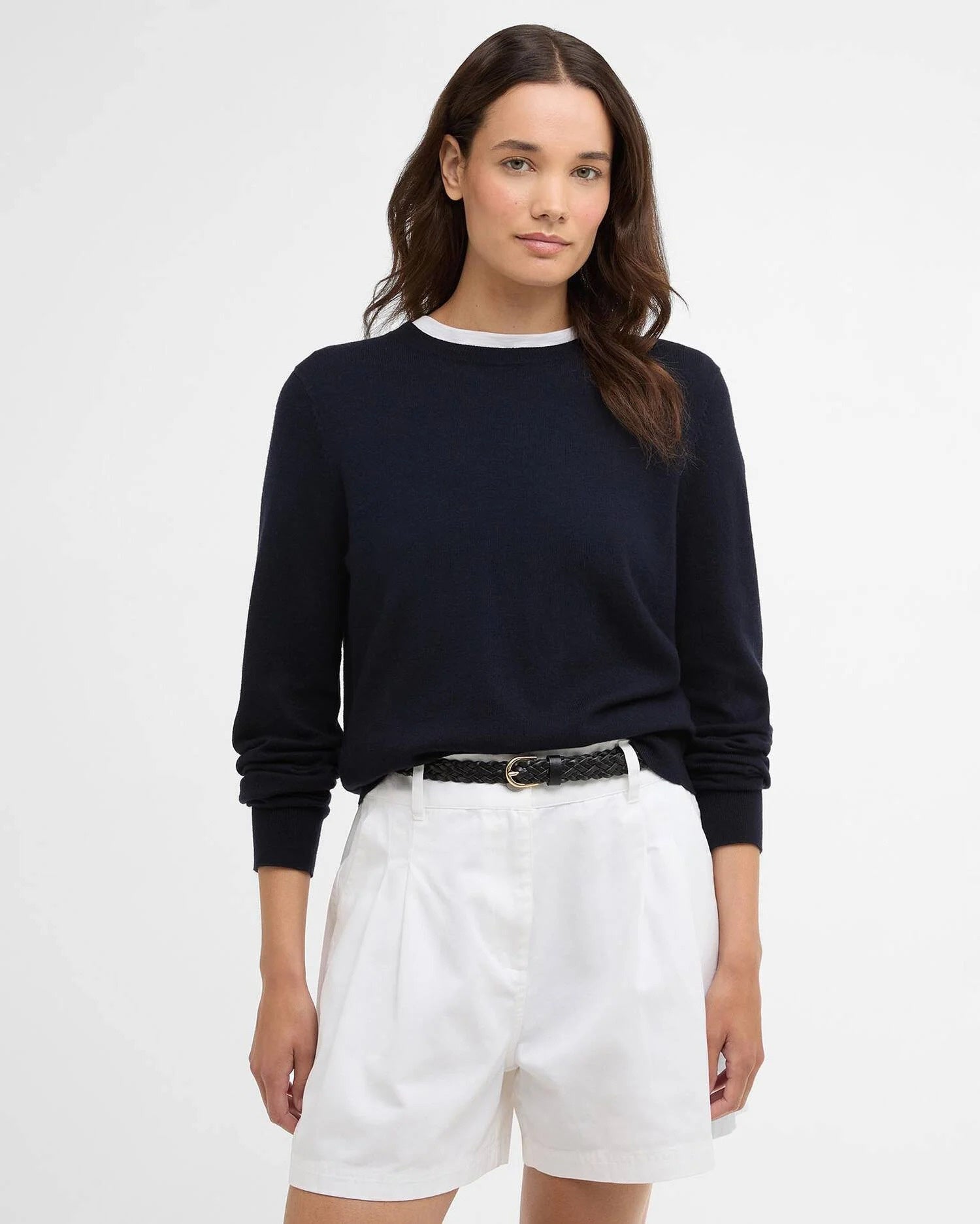 Oakley Merino-Blend Crew Neck Jumper - Navy