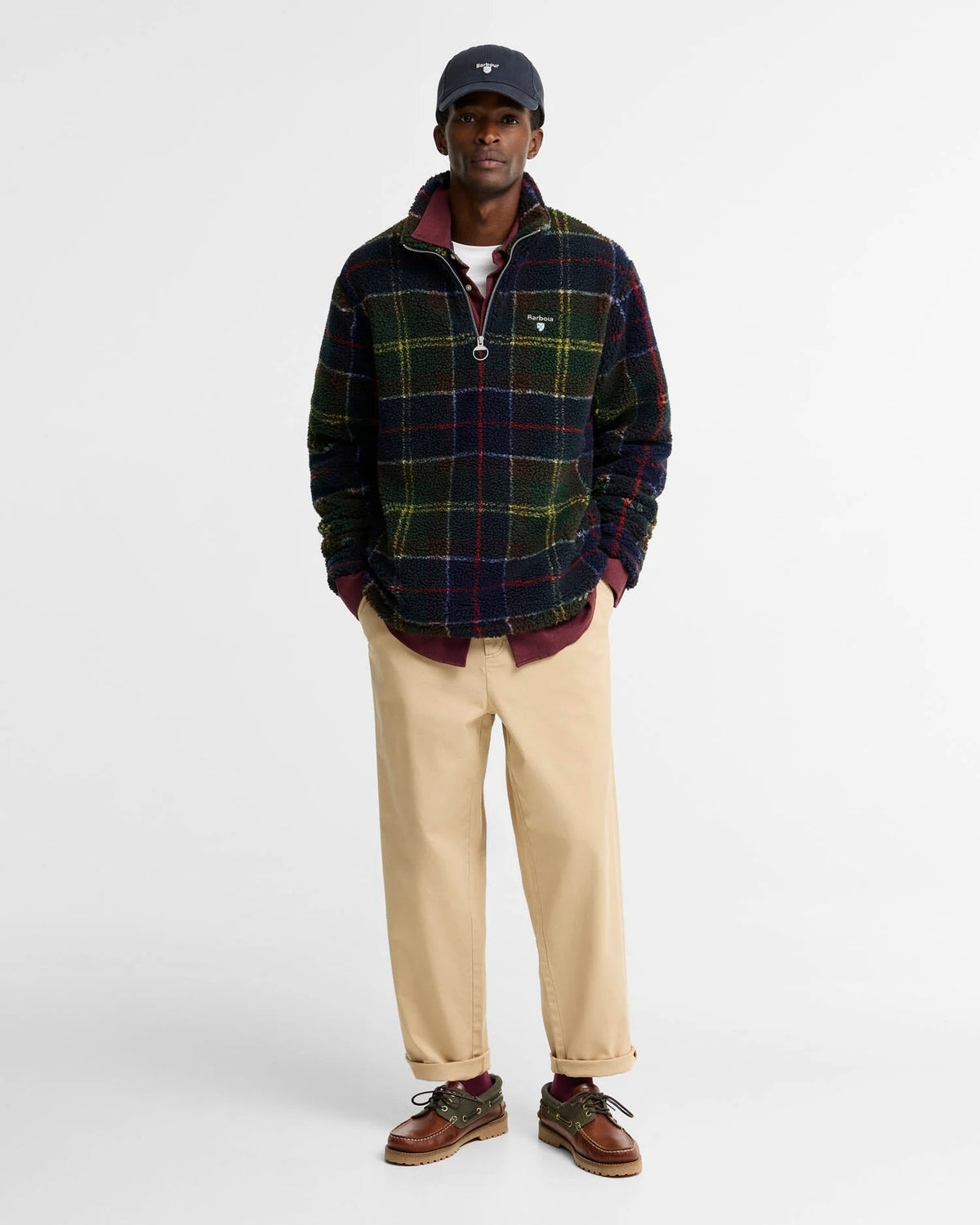 Tartan Half-Zip Fleece - Classic Tartan