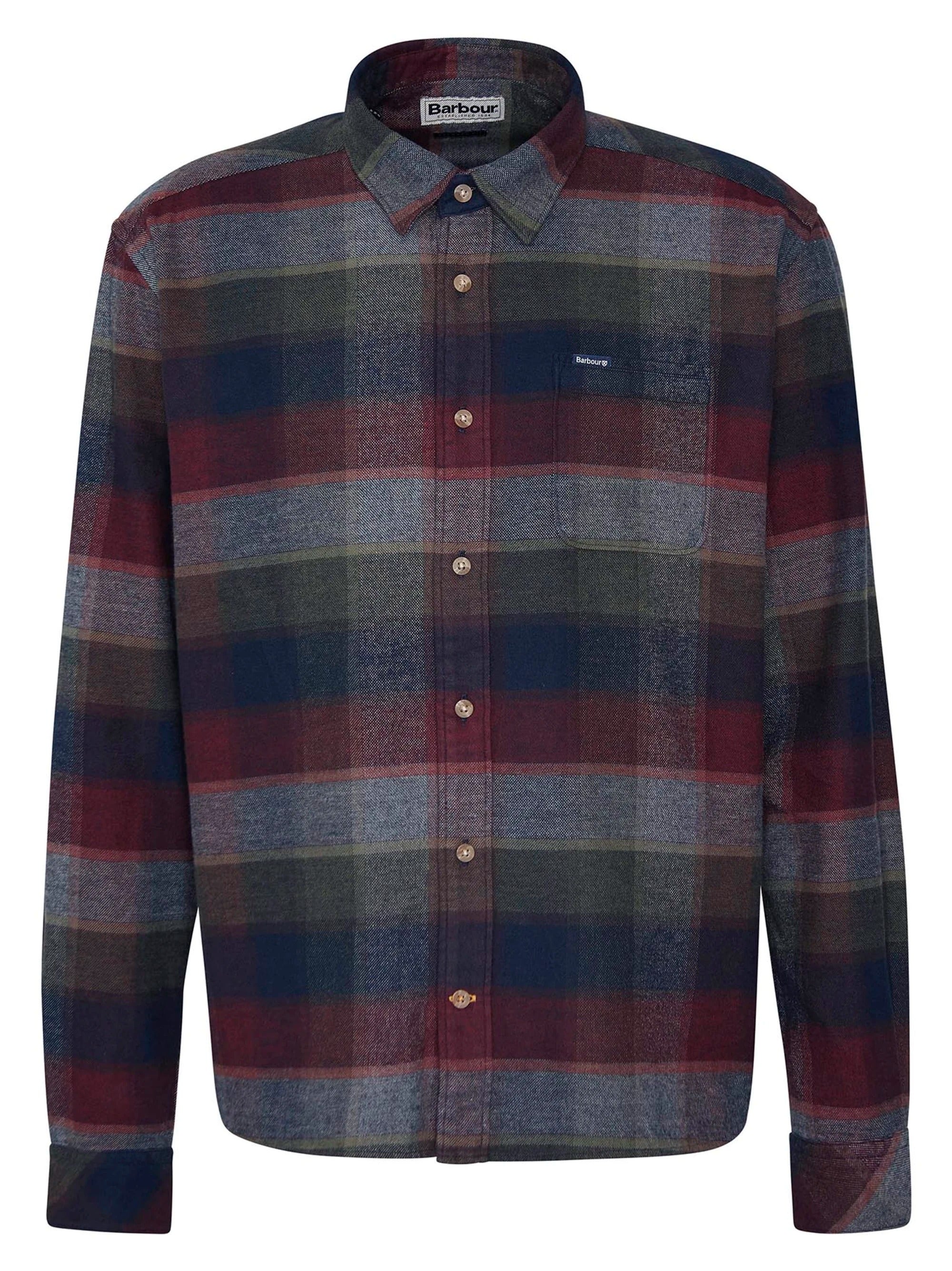 Copswell Relaxed Long-Sleeved Shirt - Navy