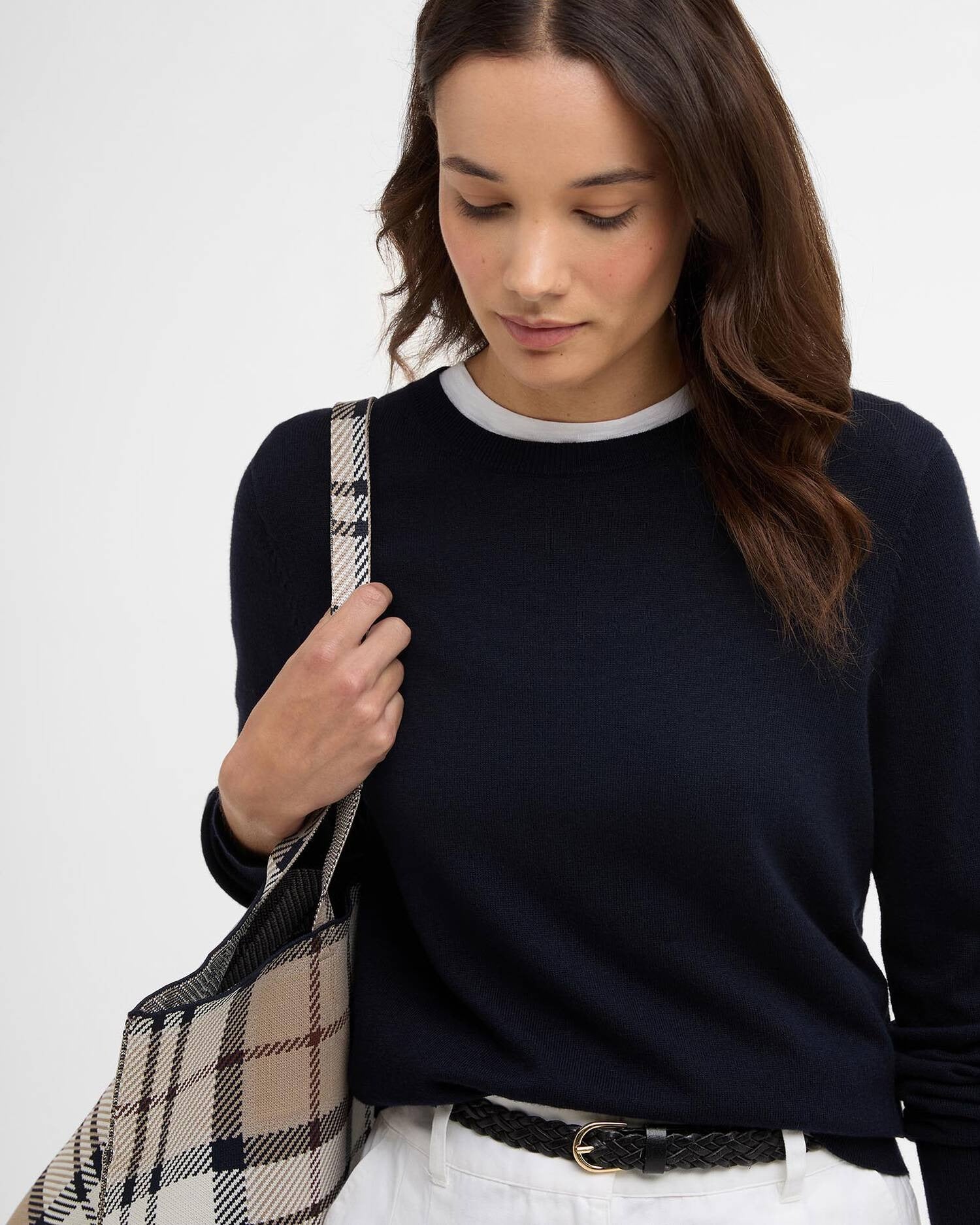 Oakley Merino-Blend Crew Neck Jumper - Navy