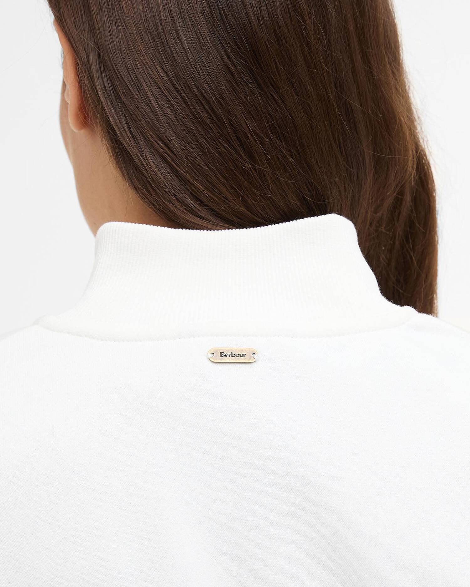 Cynthia Quarter-Zip Jumper - Cloud