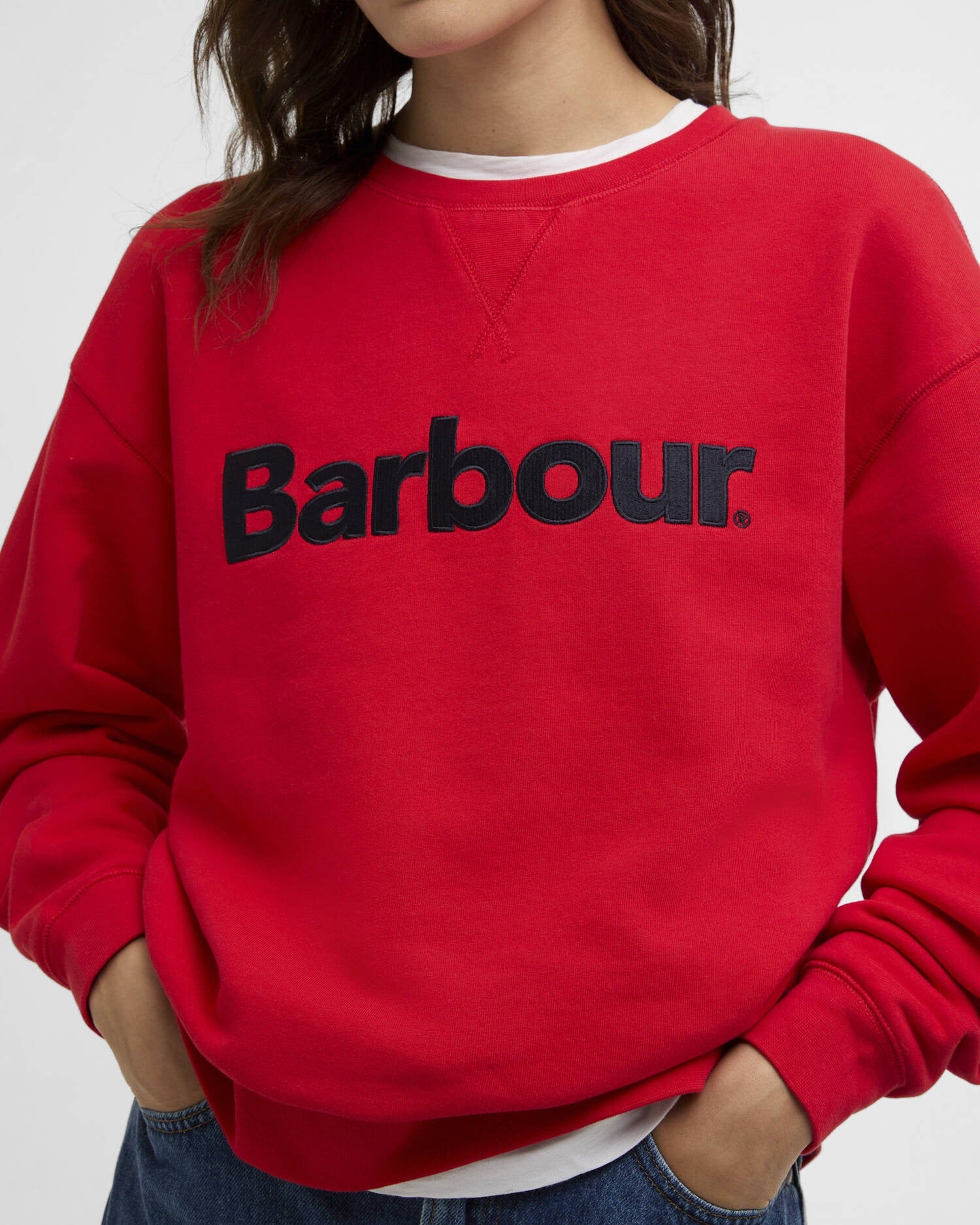 Hartland Logo Sweatshirt - Poppy Red