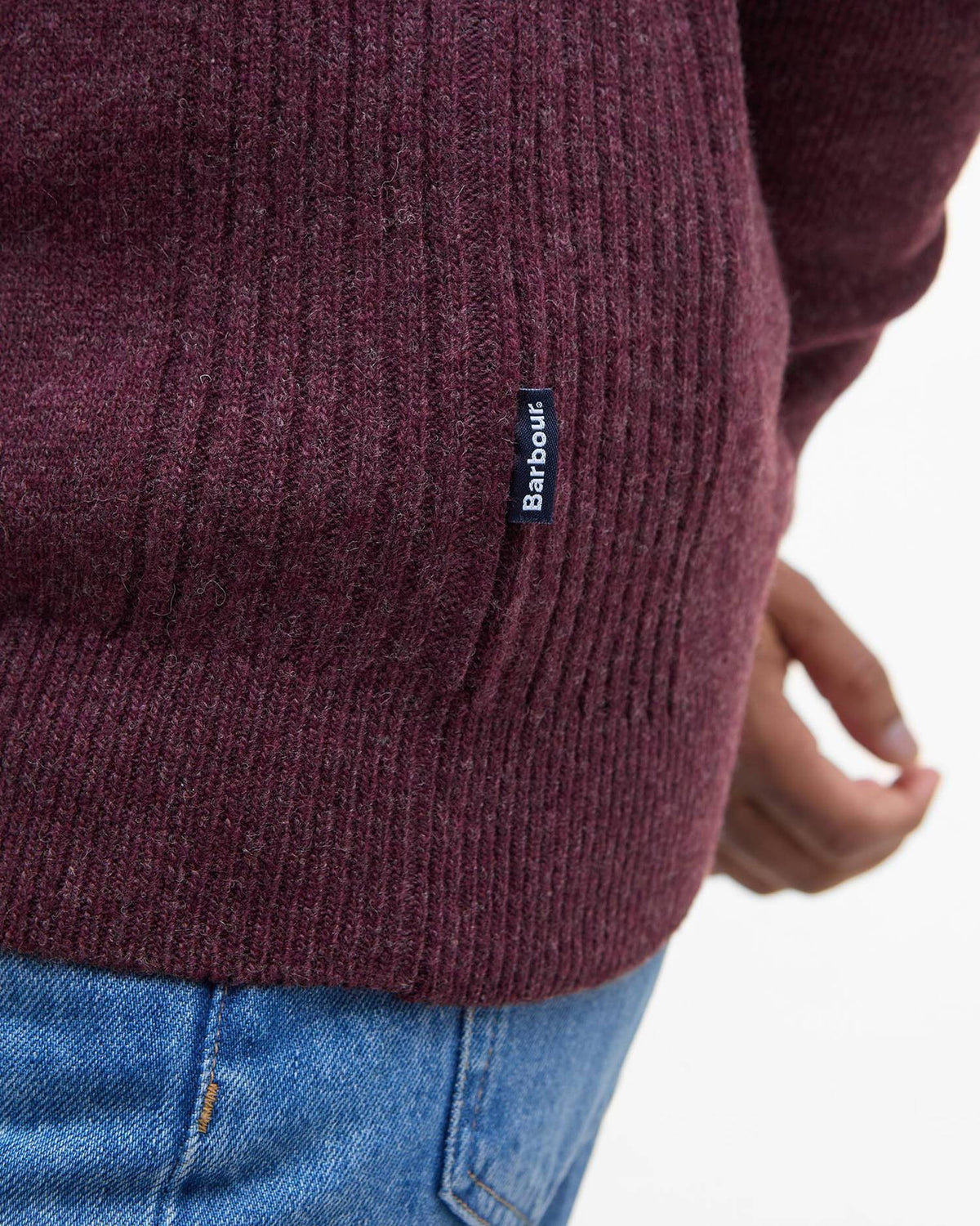 Holden Quarter-Zip Jumper - Ruby Marl