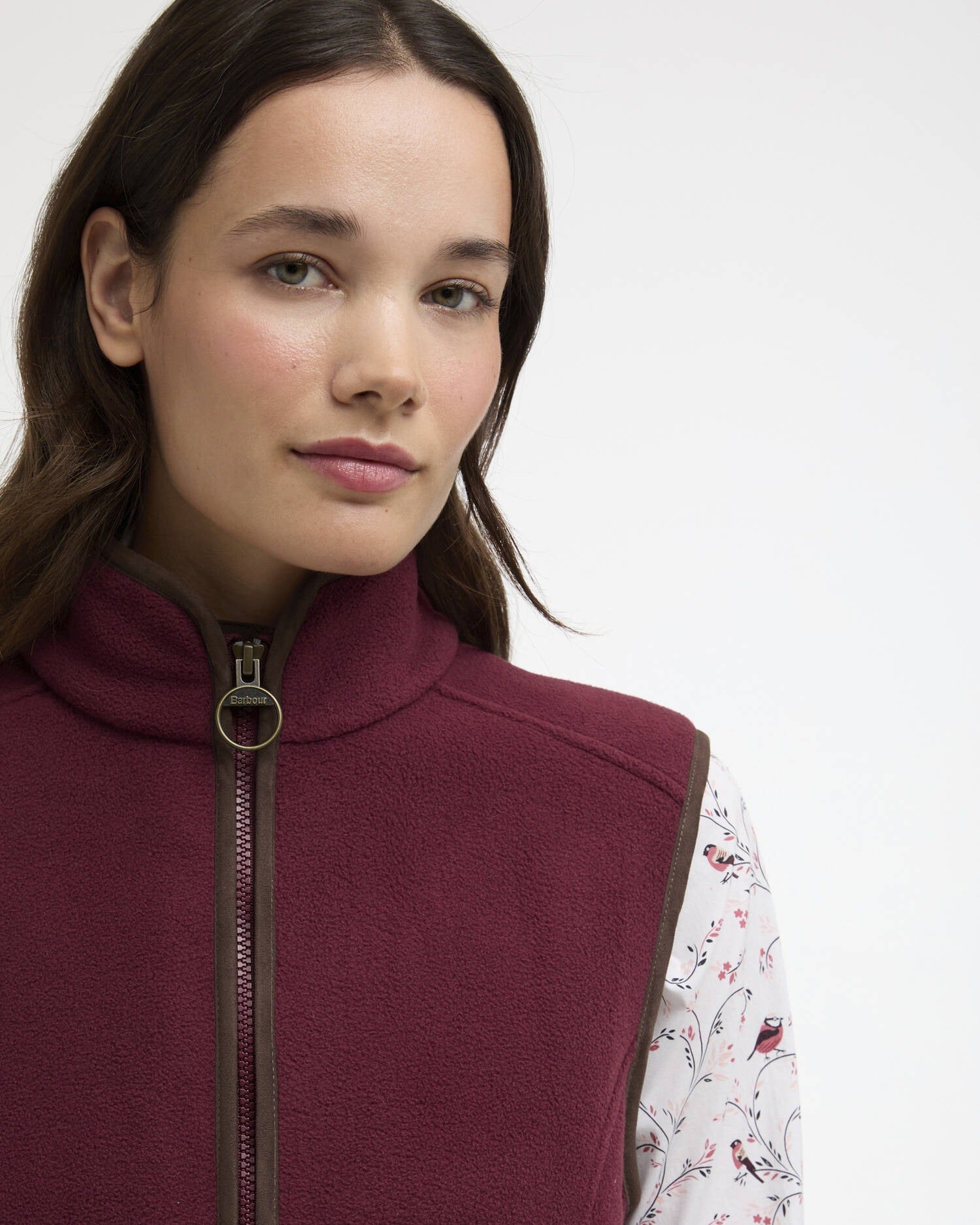 Country Colton Fleece Gilet - Port