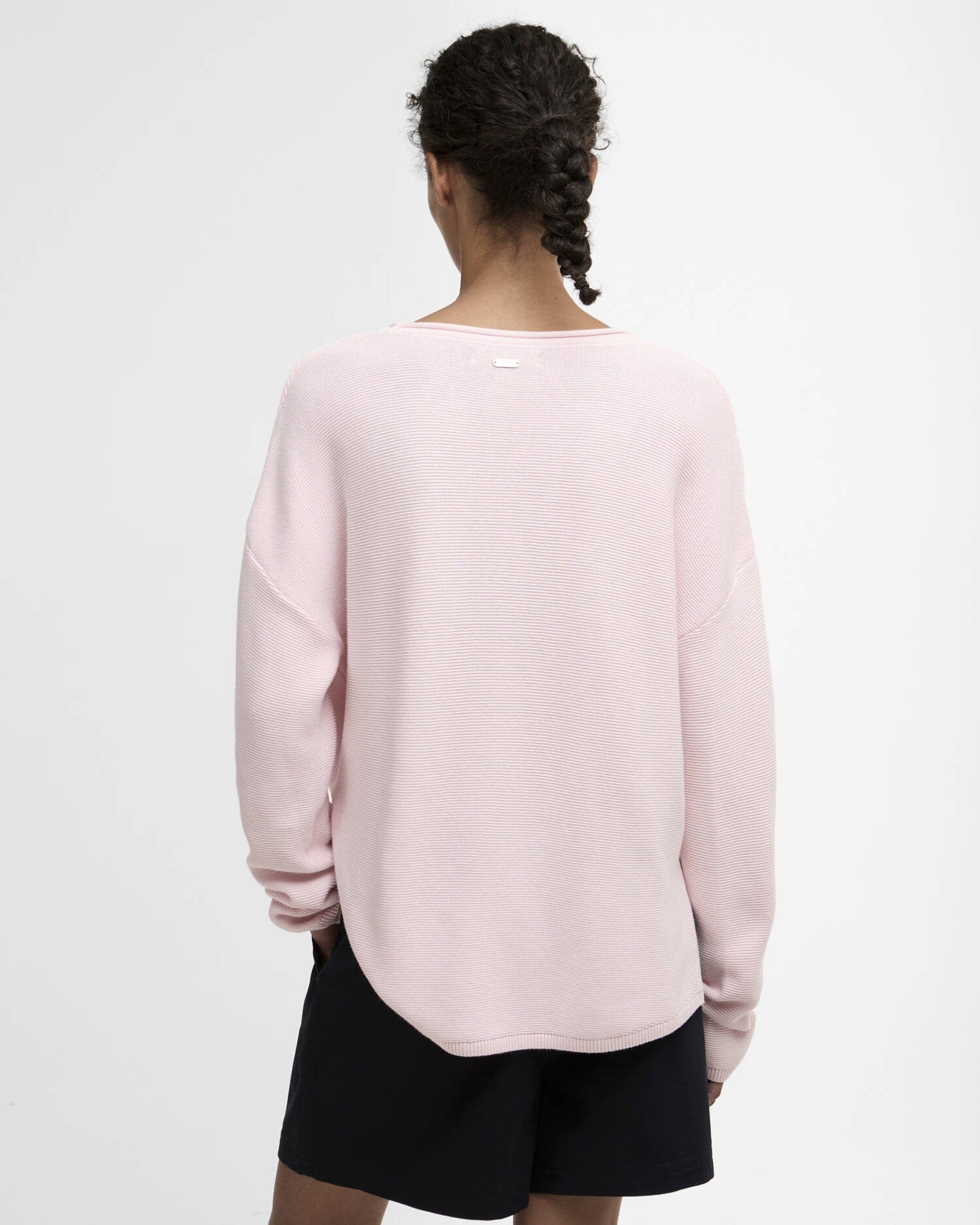 Marine Crew Neck Jumper - Pink