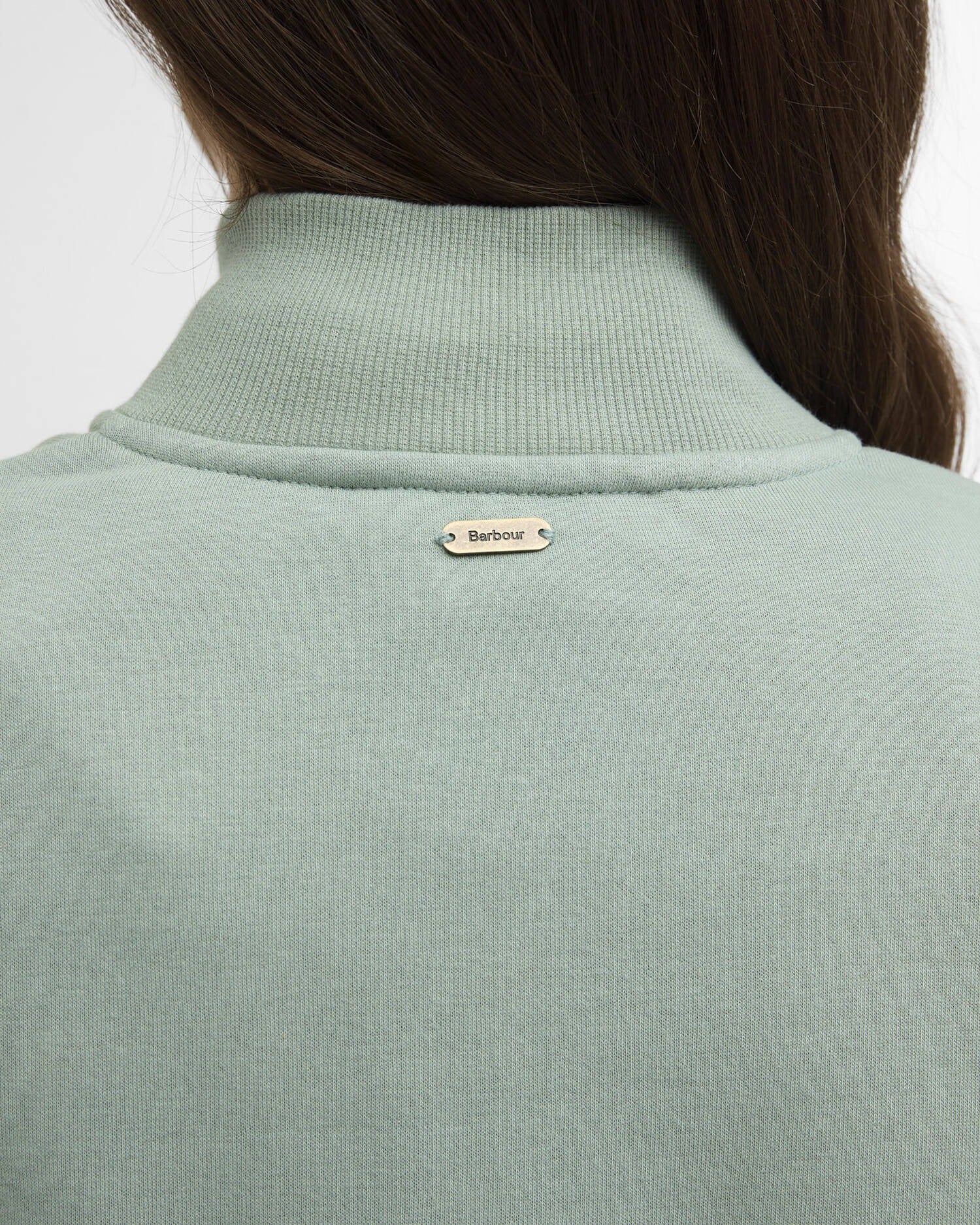 Cynthia Quarter-Zip Jumper - Blue Sage