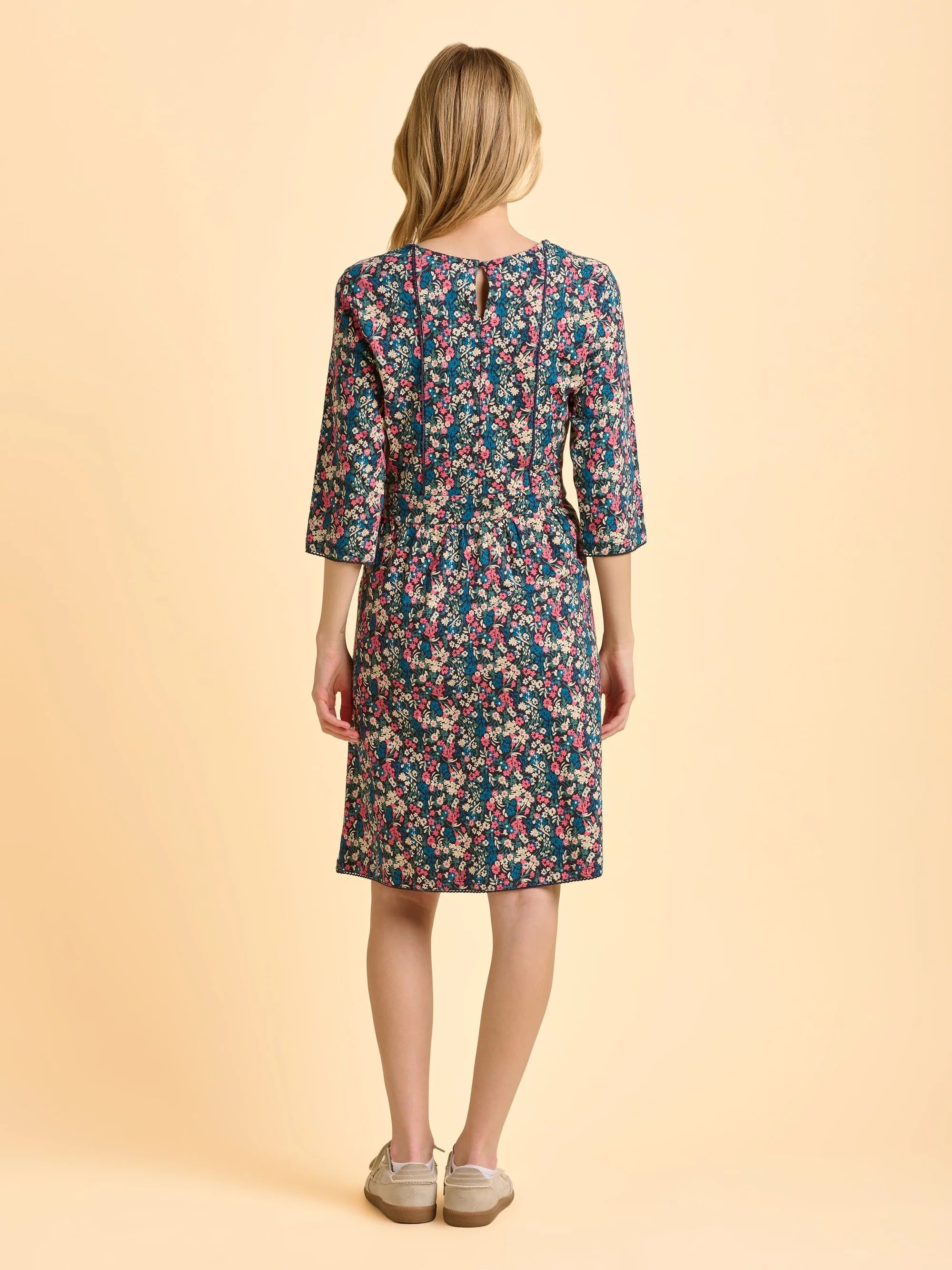 Freya Navy Jersey Dress