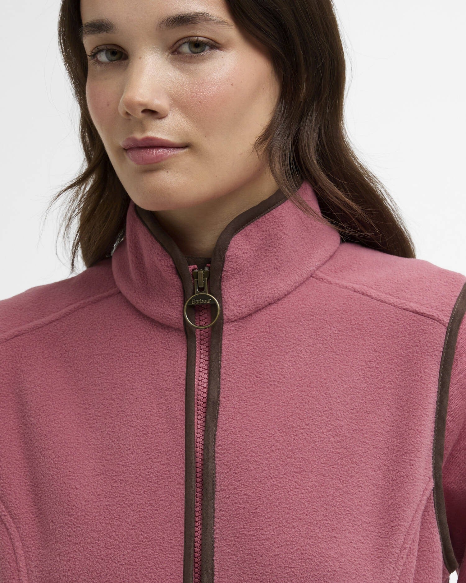 Country Colton Fleece Gilet - Wildberry