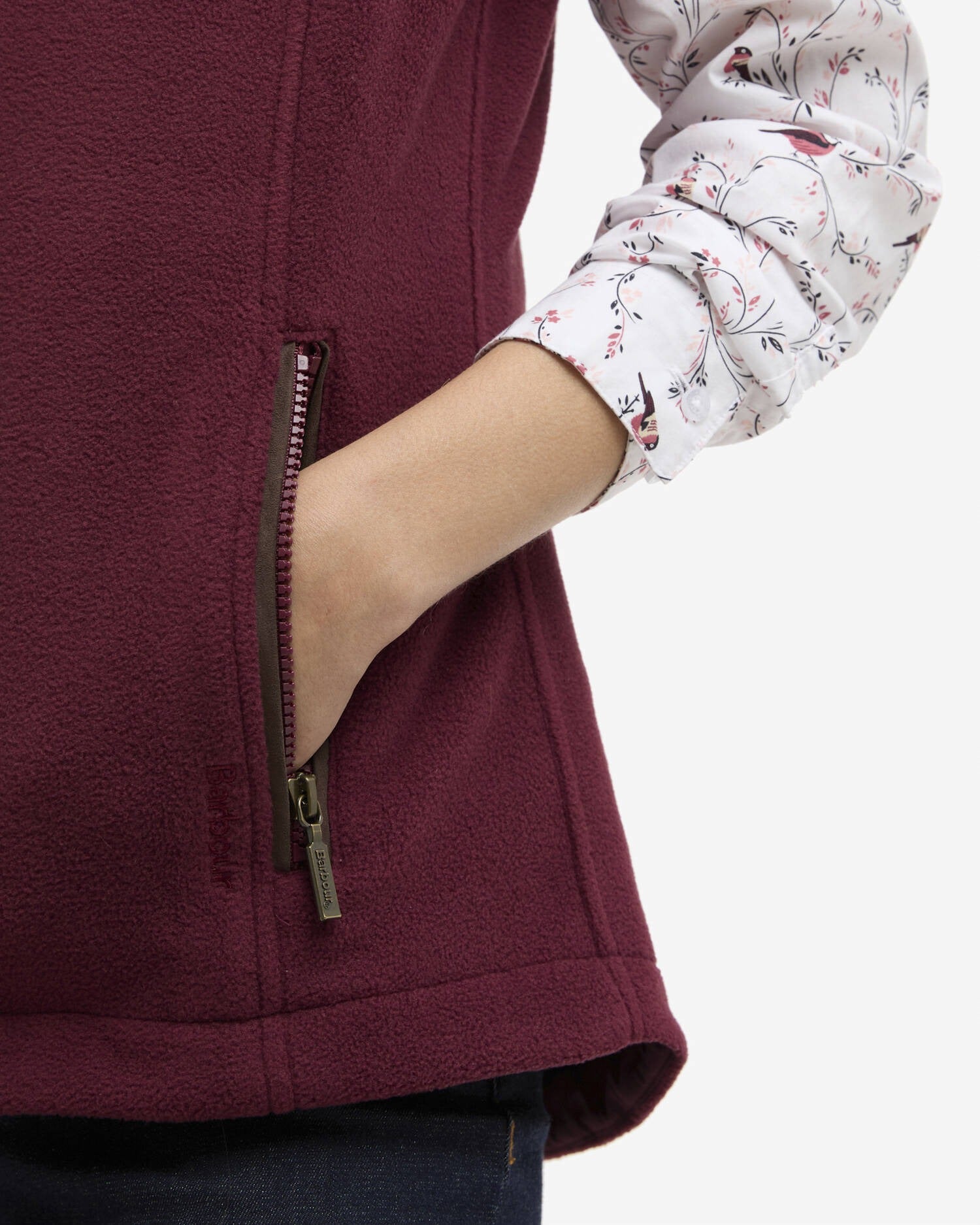 Country Colton Fleece Gilet - Port