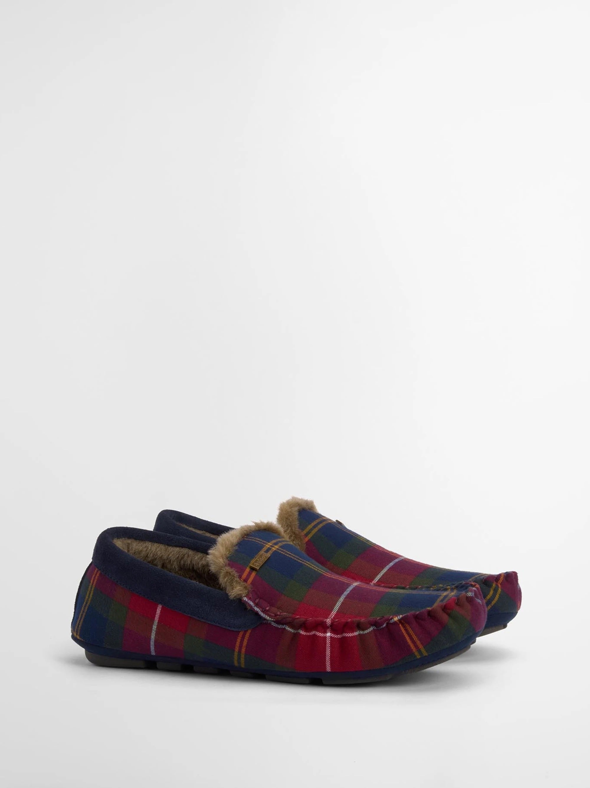 Monty Slippers - Winterberry Tartan