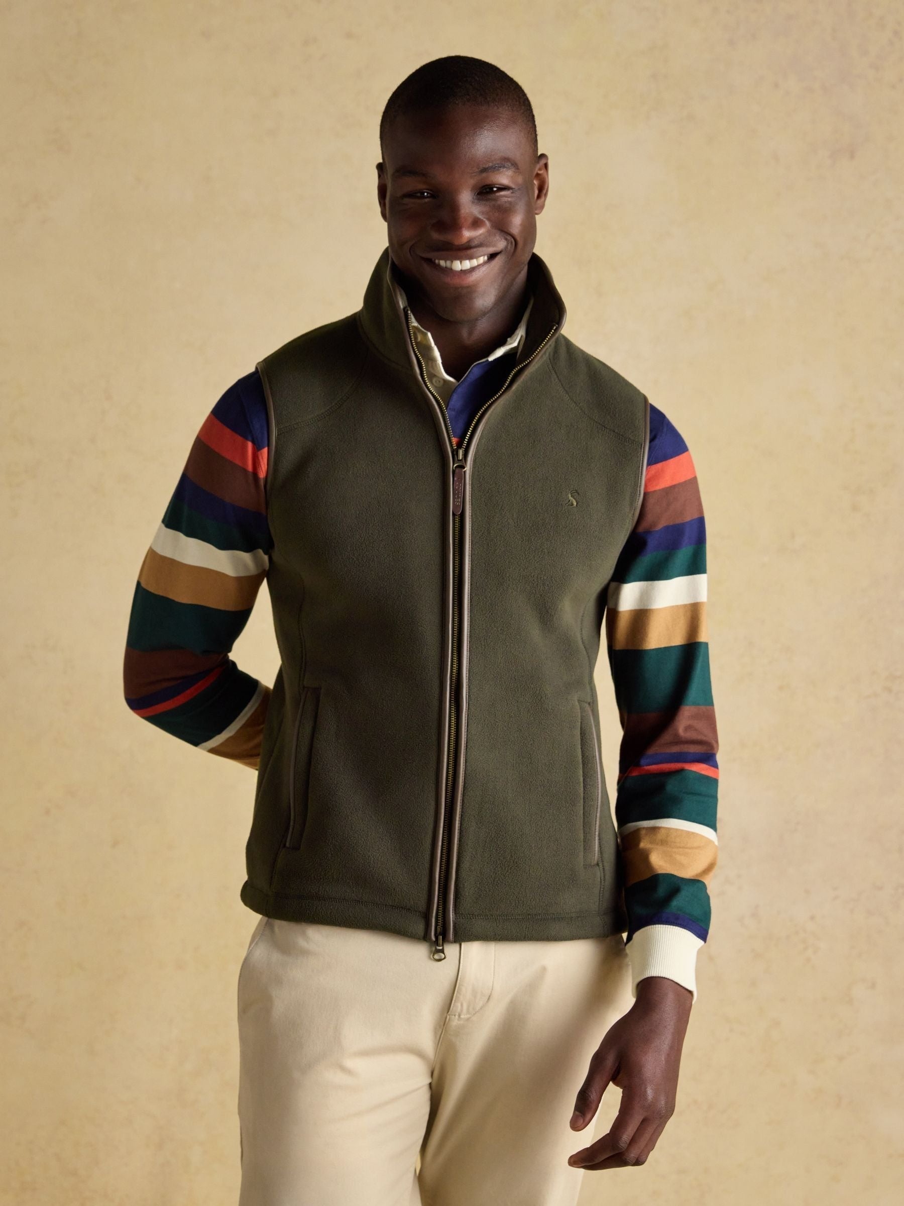 Heritage Fleece Green Gilet