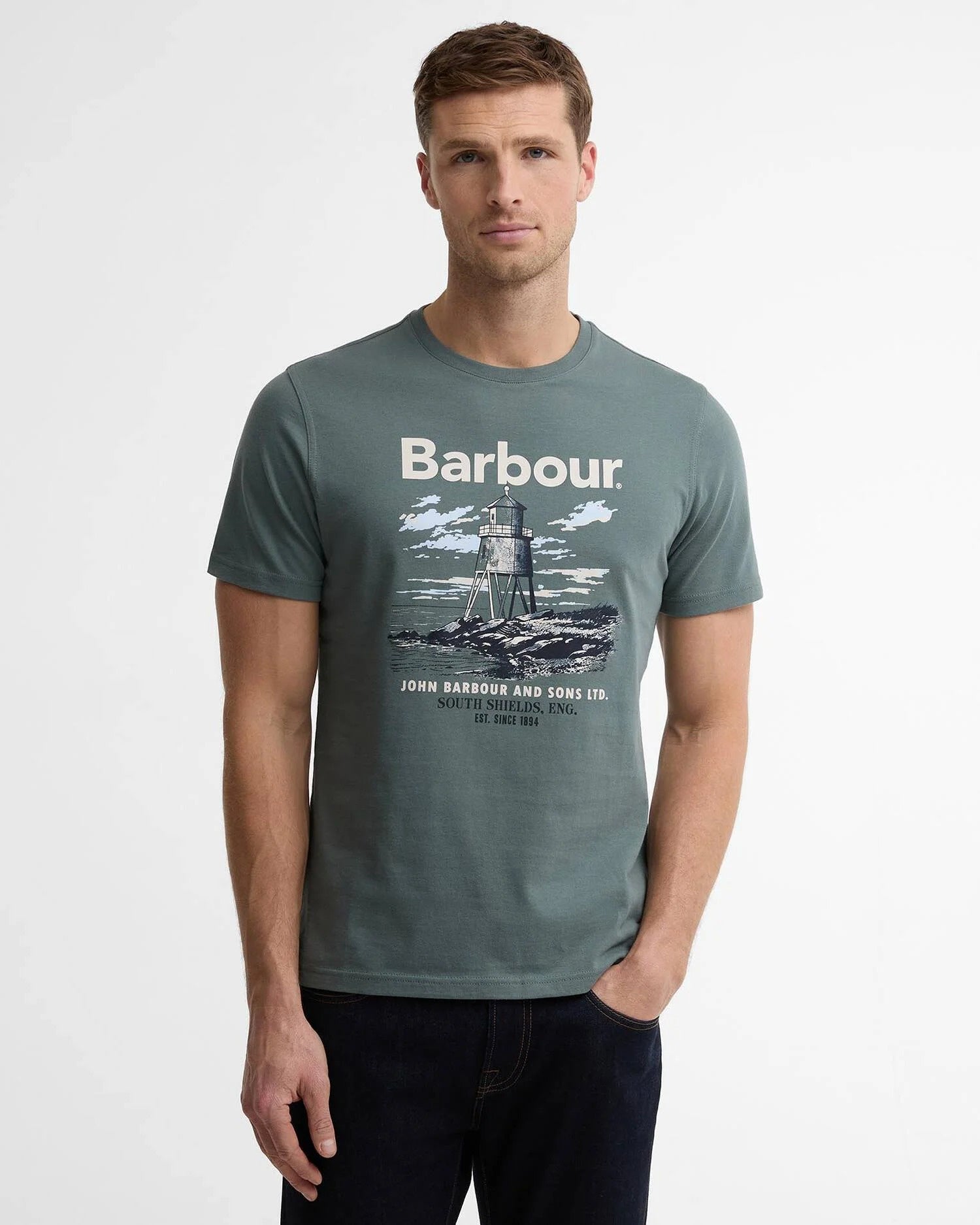 Harbourside Graphic T-Shirt - Vintage Teal