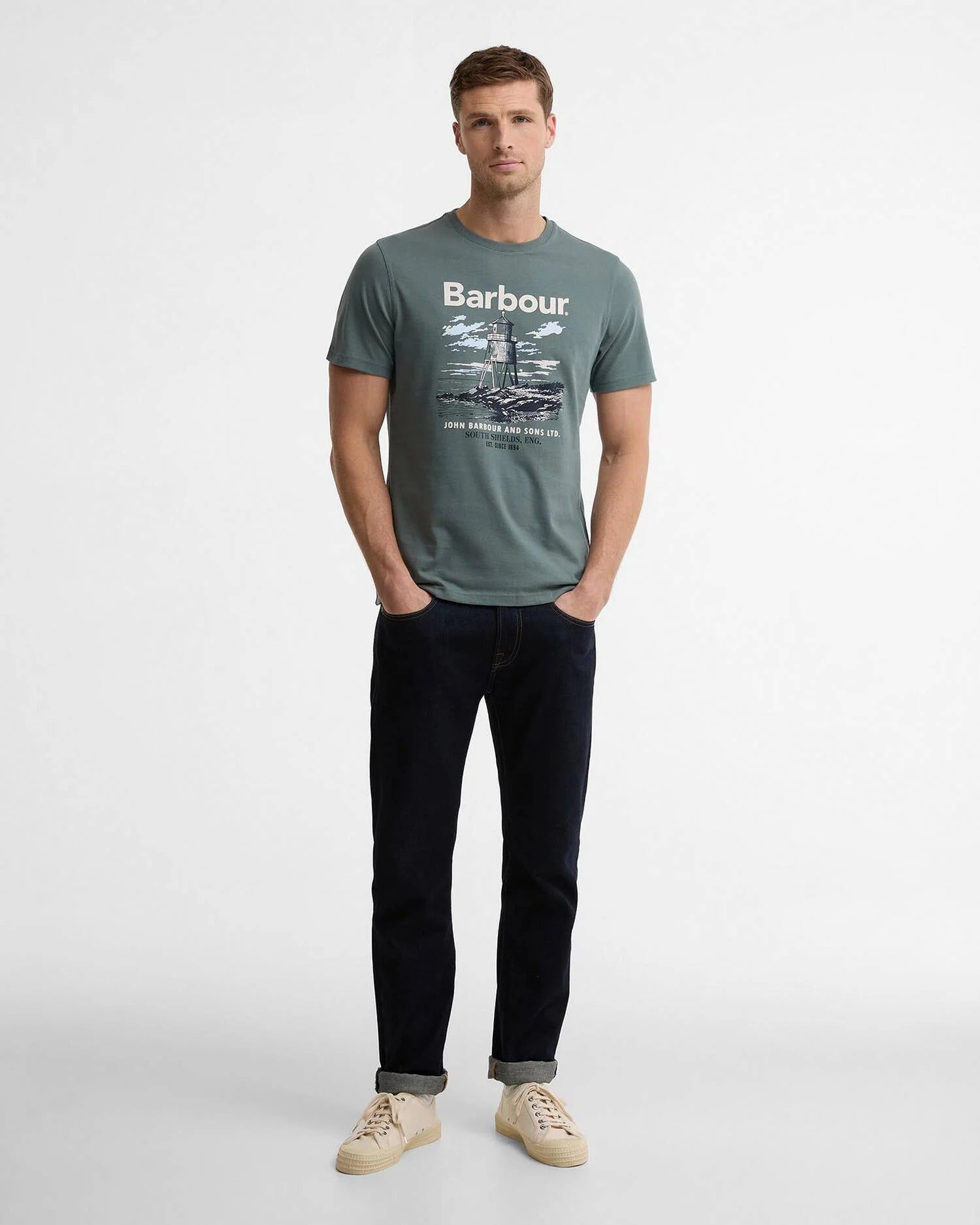 Harbourside Graphic T-Shirt - Vintage Teal