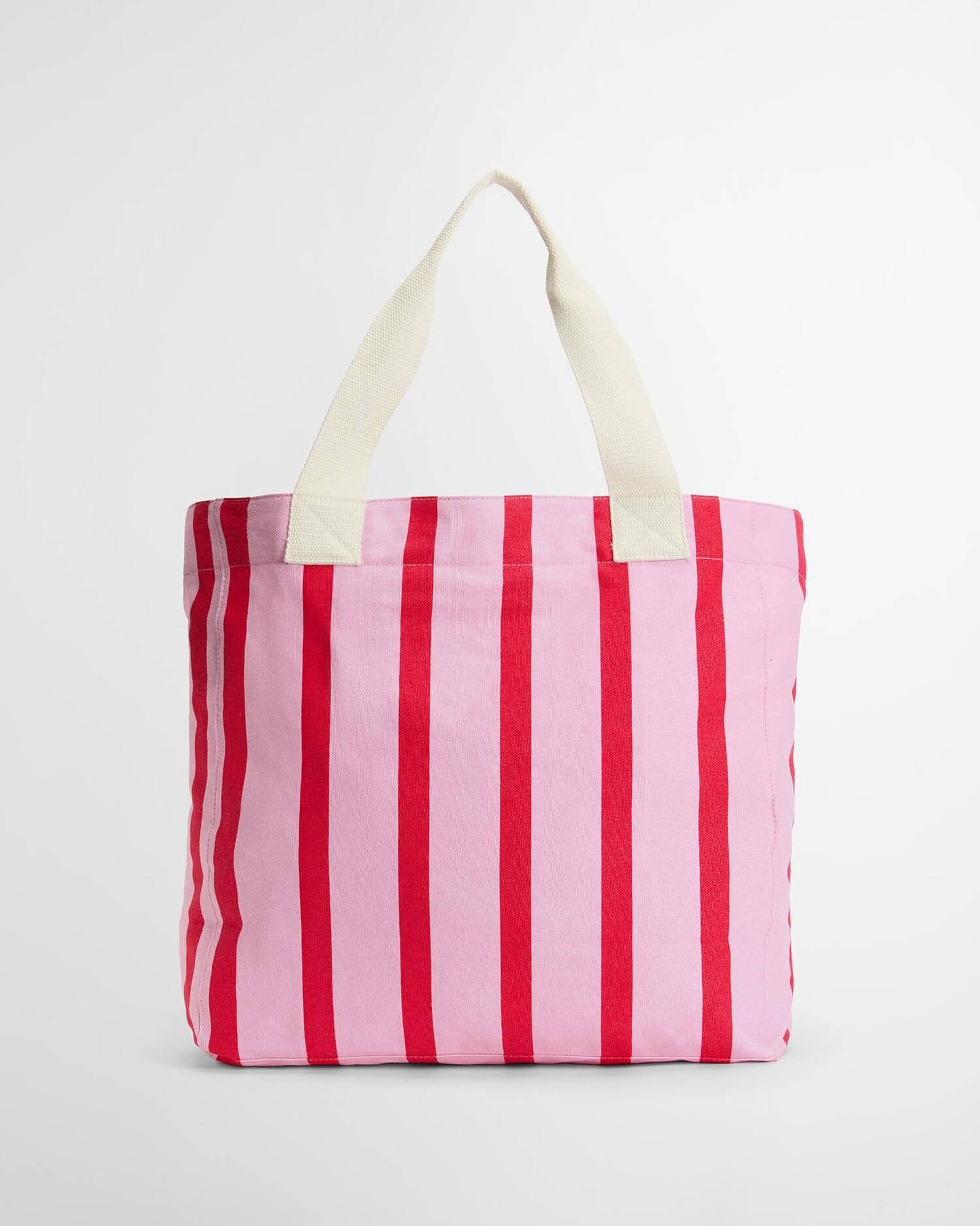 Emily Stripe Tote Bag - Cherry Blossom