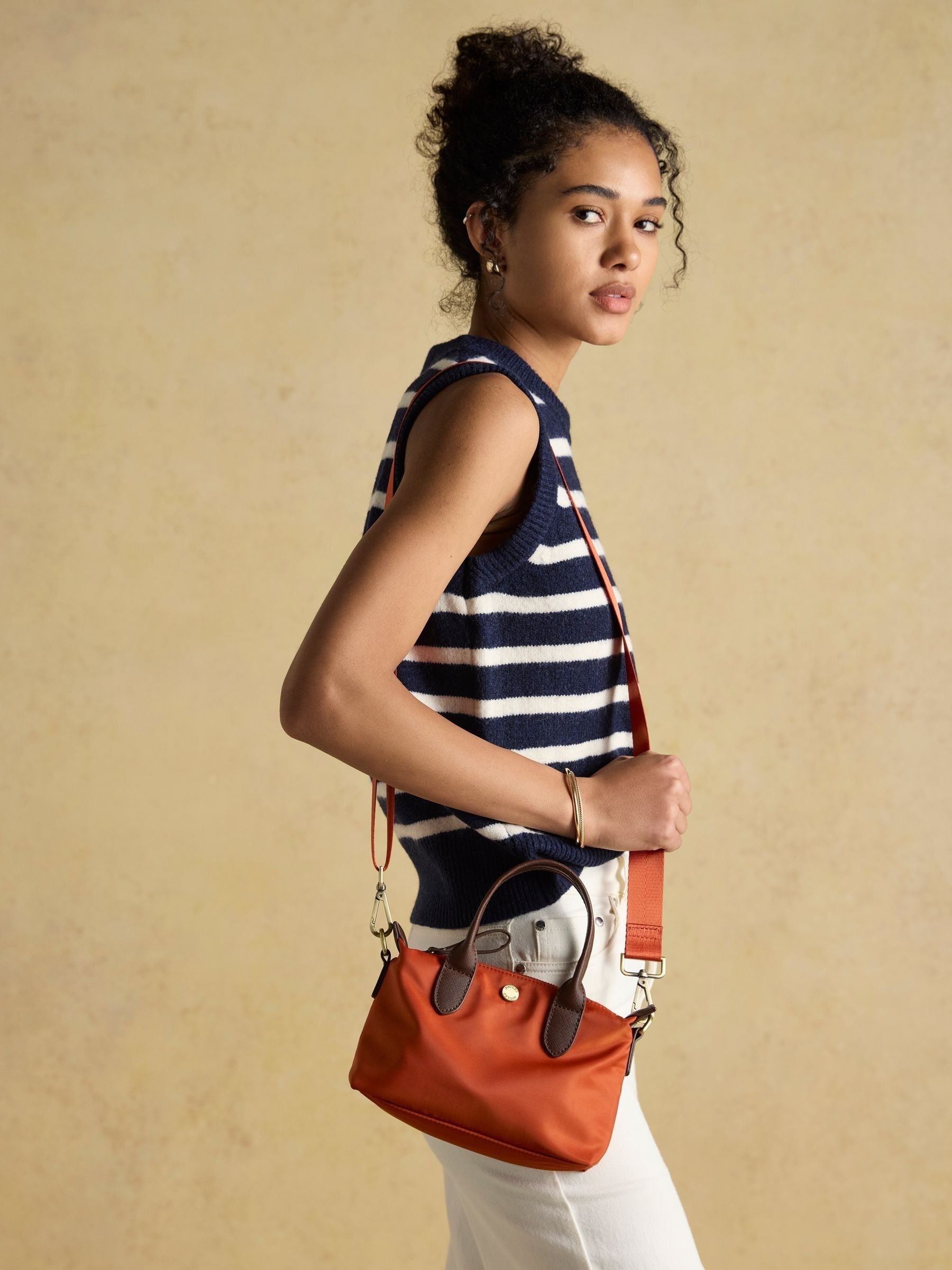 Edie Orange Crossbody Bag