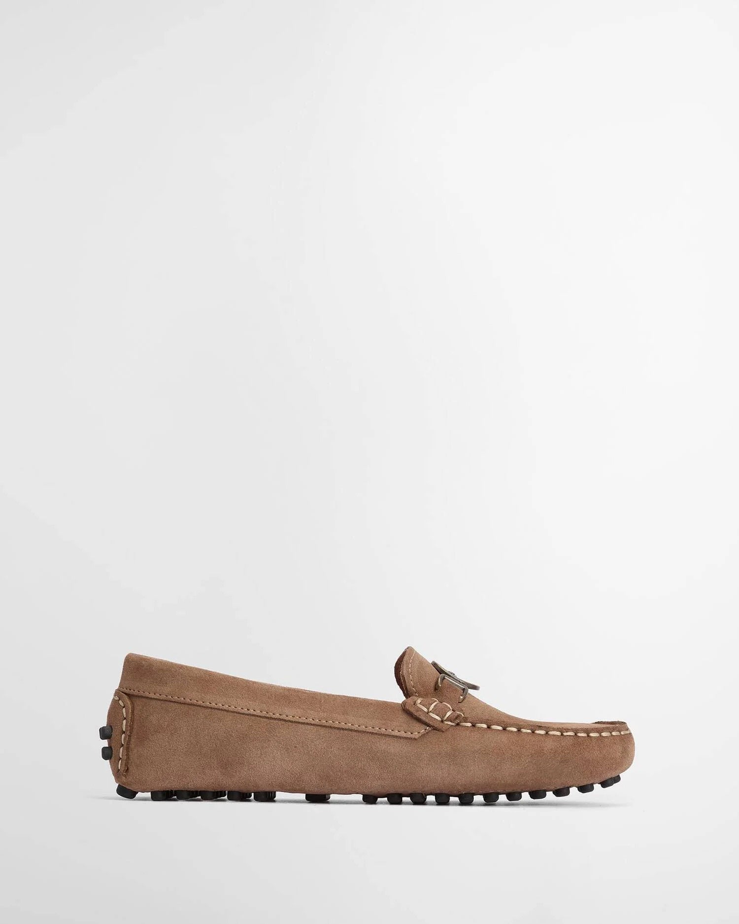 Laire Driving Shoes - Light Trench Suede