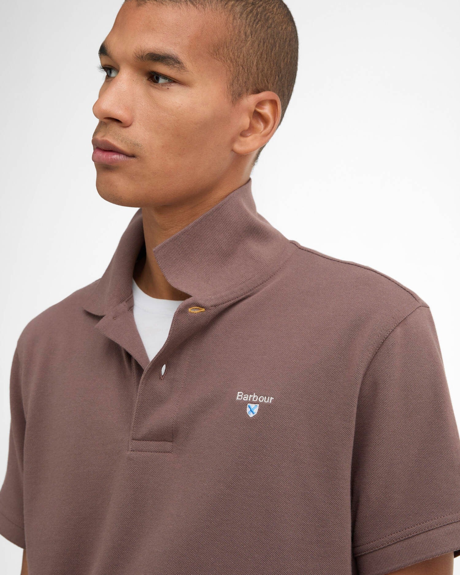 Sports Short-Sleeved Polo Shirt - Peppercorn