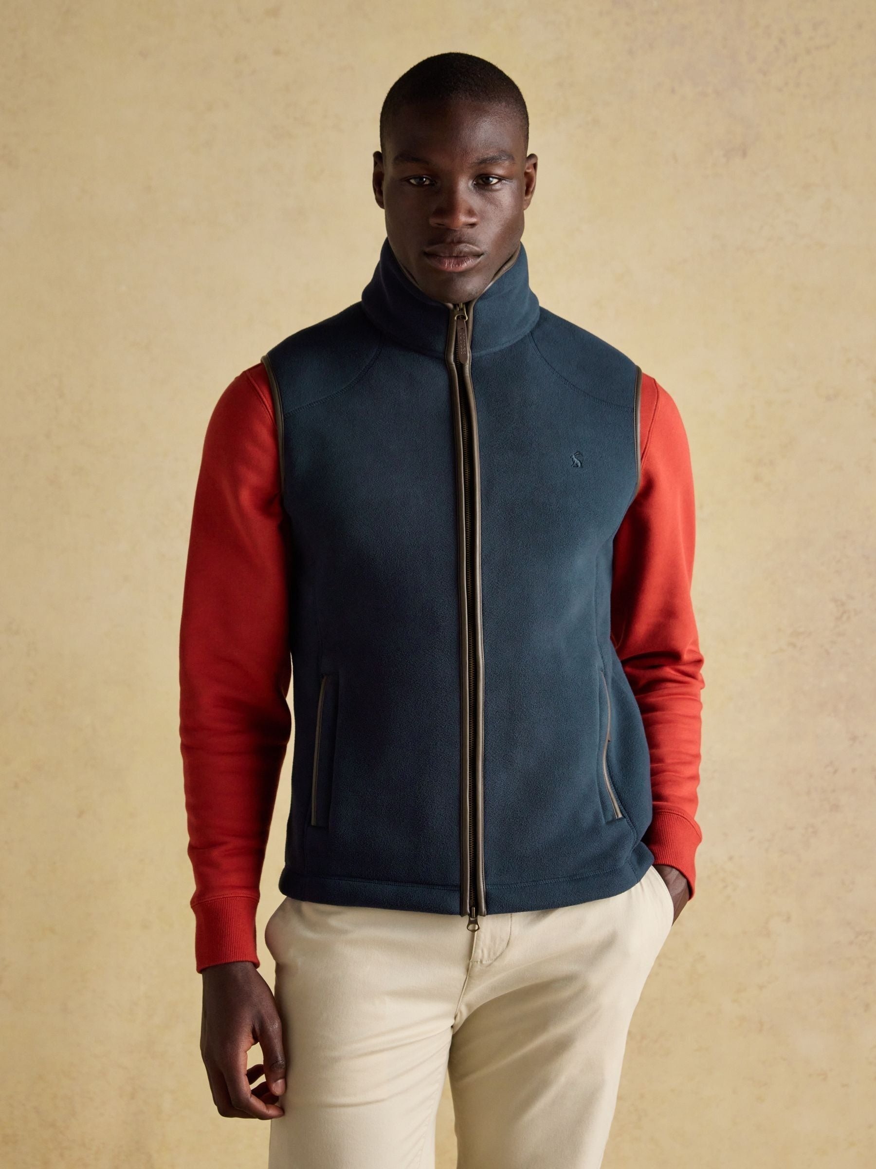 Heritage Fleece Navy Gilet