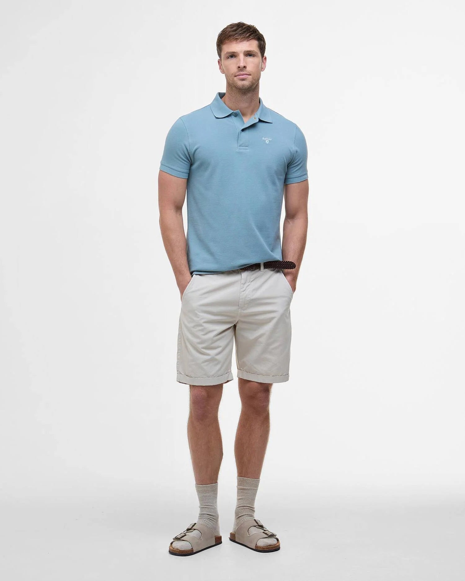 Sports Short-Sleeved Polo Shirt - Lead