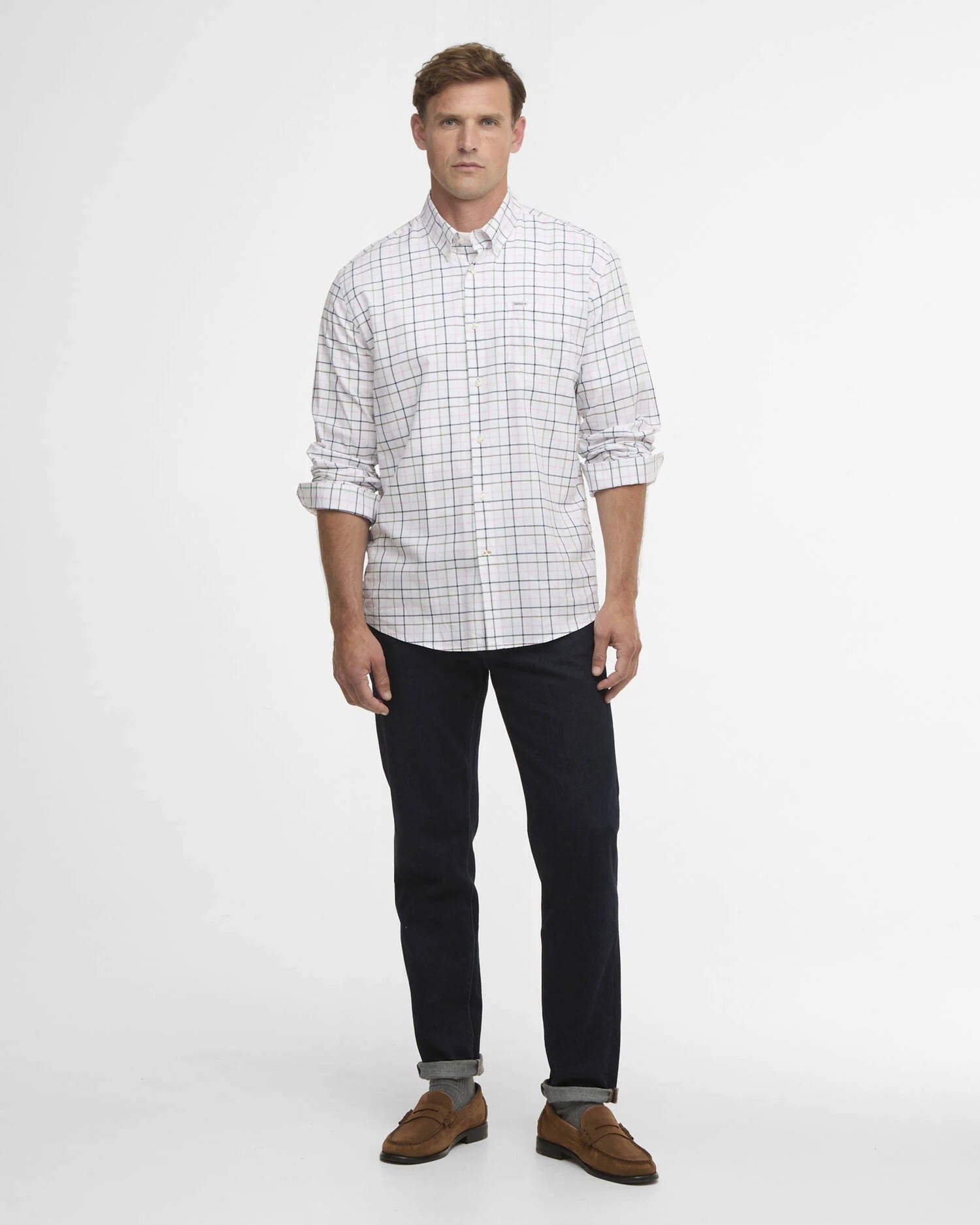 Caswell Regular Long-Sleeved Shirt - Pink