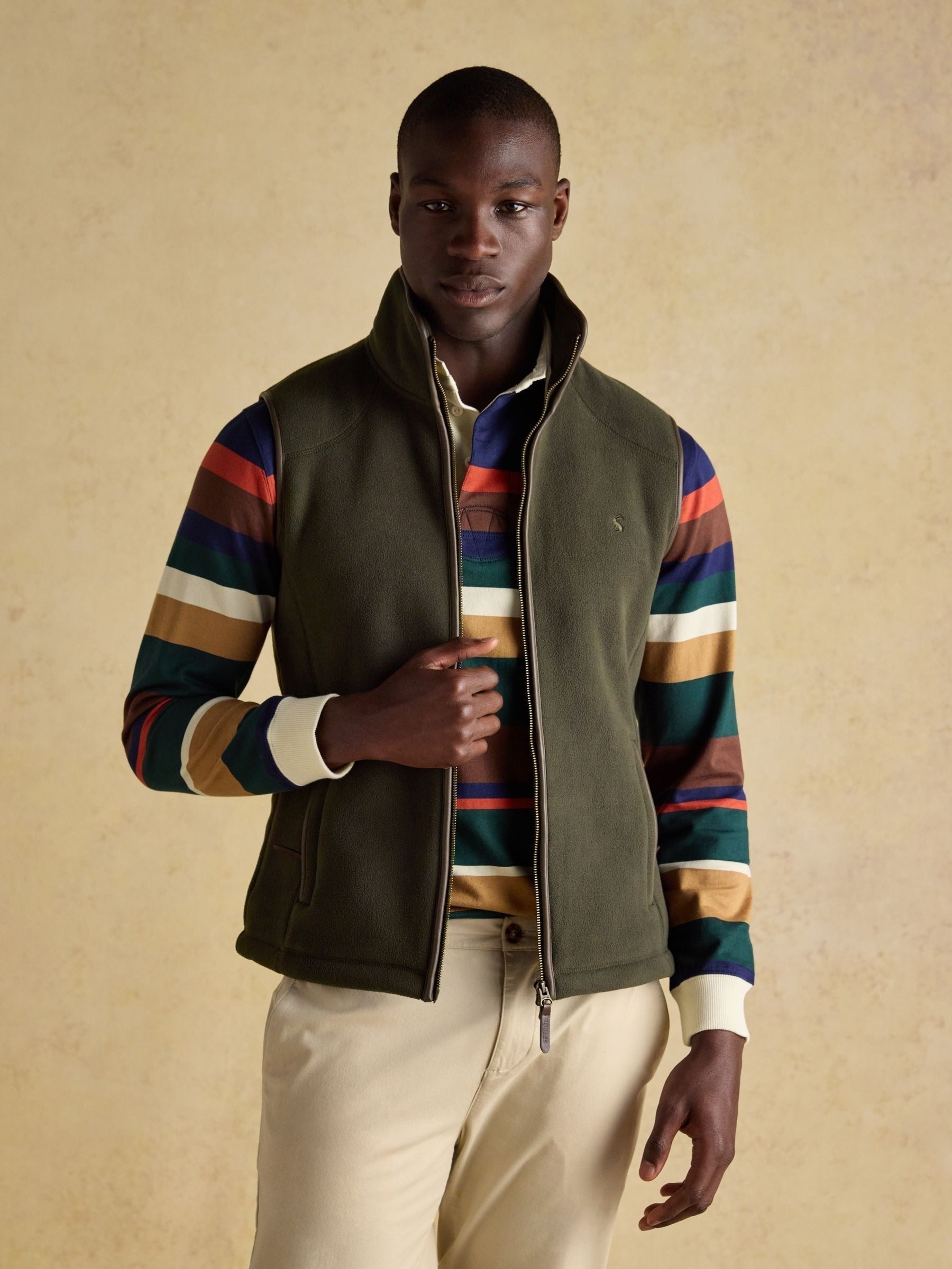 Heritage Fleece Green Gilet