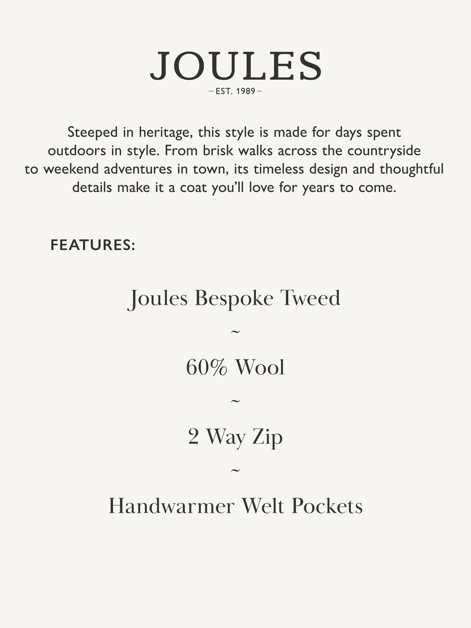 Classic Fieldcoat Green Tweed Coat