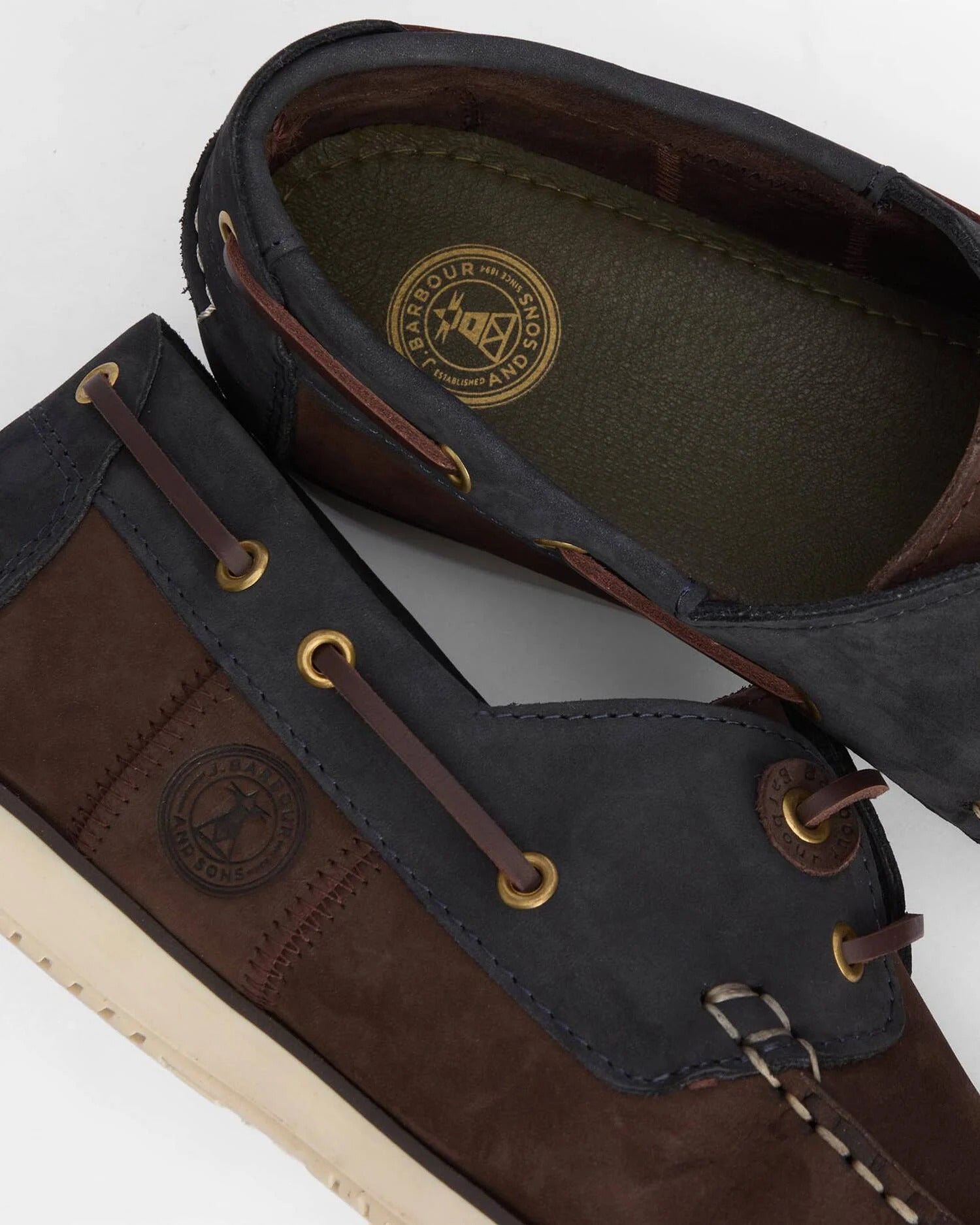 Wake Boat Shoes - Brown/Navy
