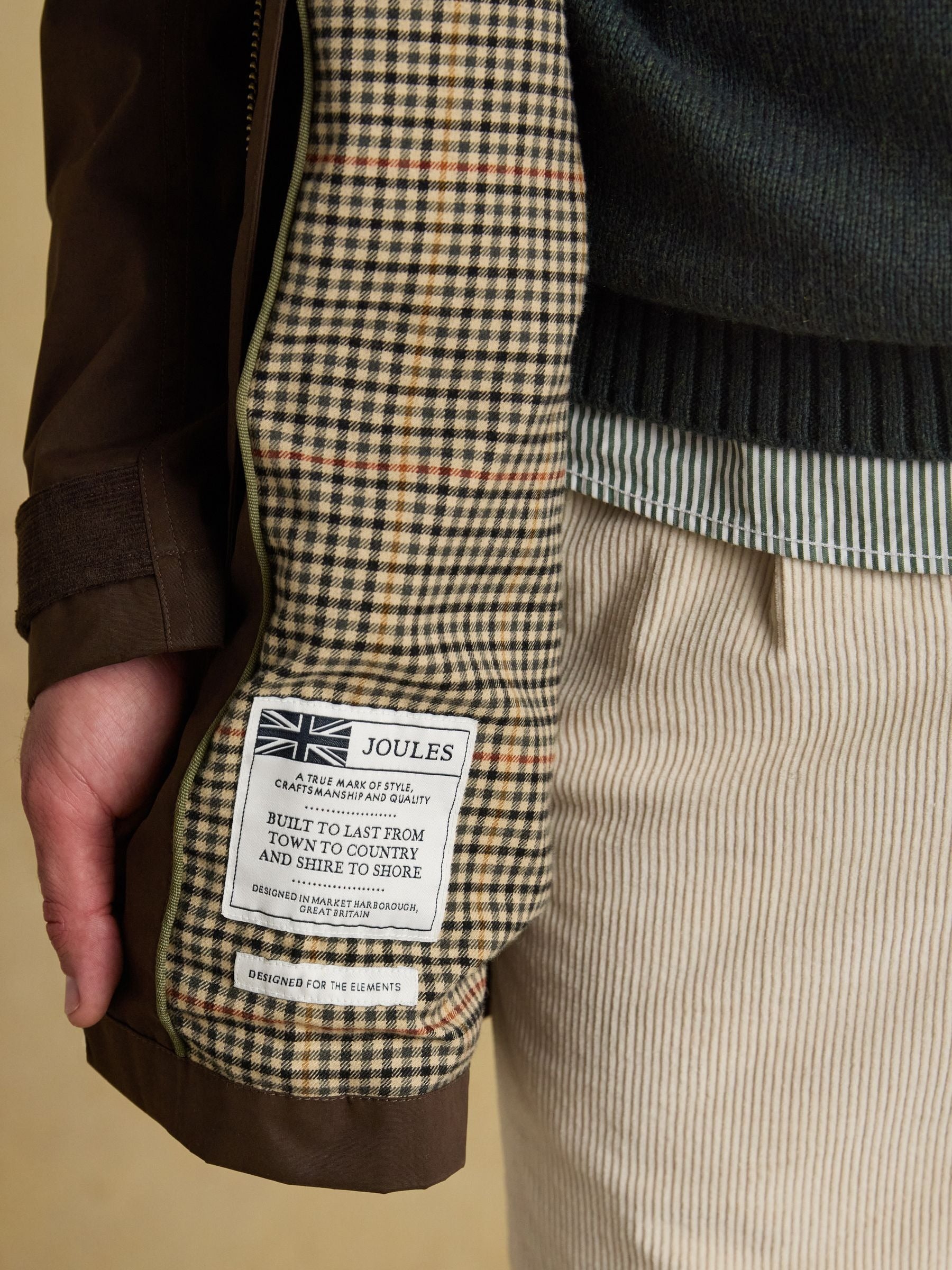 Sandford Brown Waterproof Raincoat