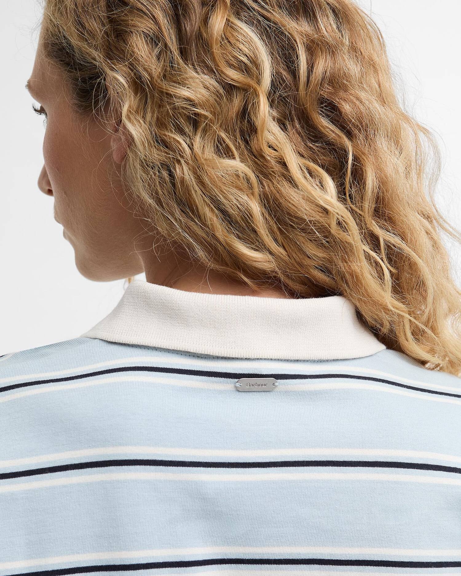 Ashwell Striped Rugby Shirt - Celestial Blue Stripe