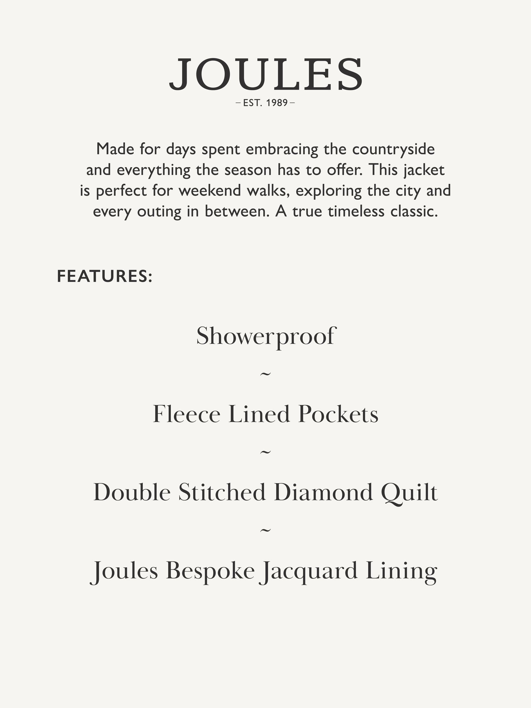 Beatrix Black Showerproof Diamond Quilted Coat