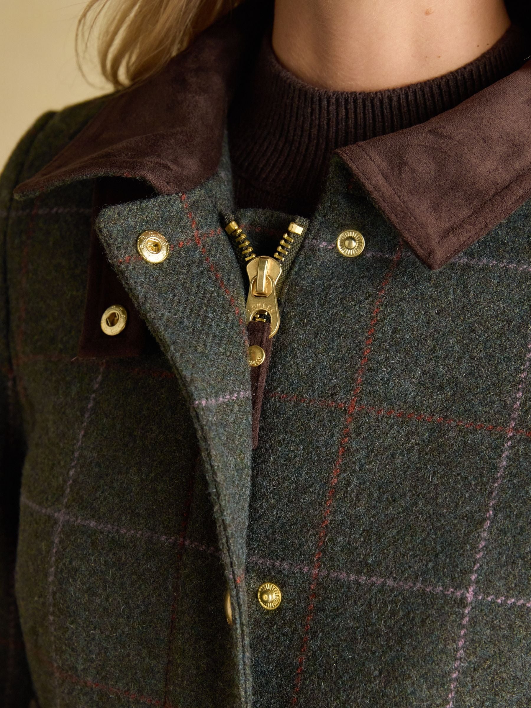 Classic Fieldcoat Green Tweed Coat