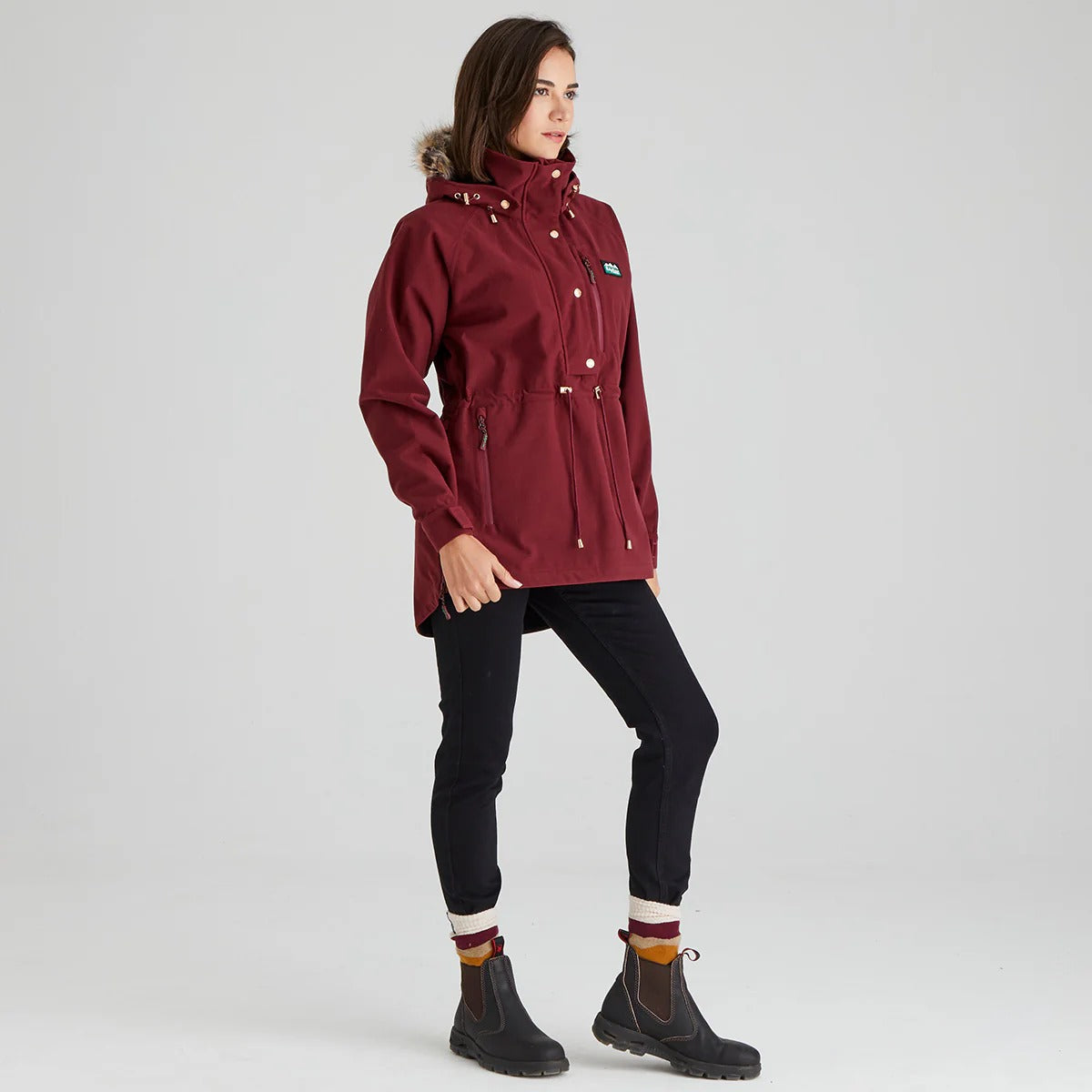 Women's Monsoon Nordic Smock Winter Berry