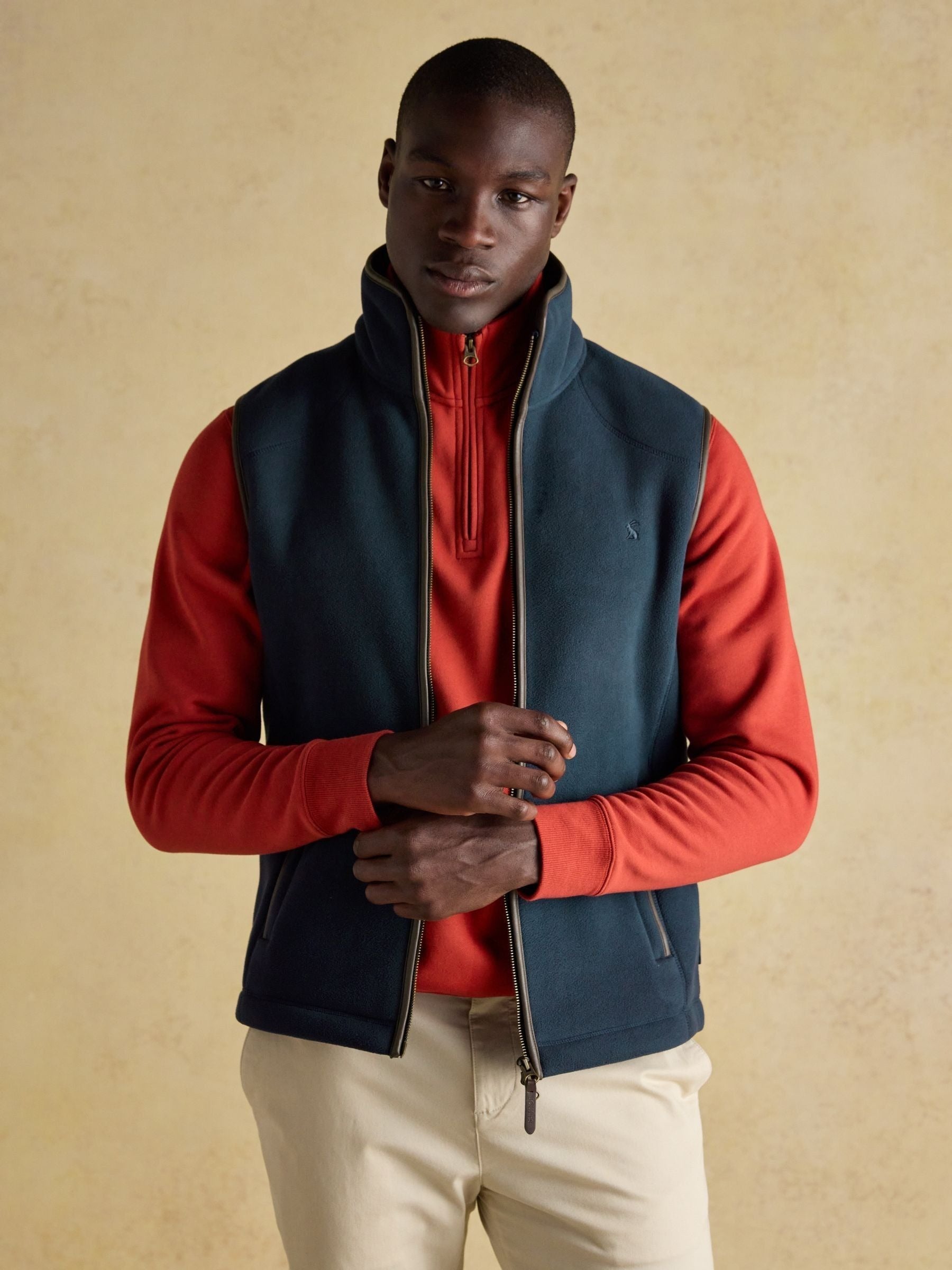 Heritage Fleece Navy Gilet