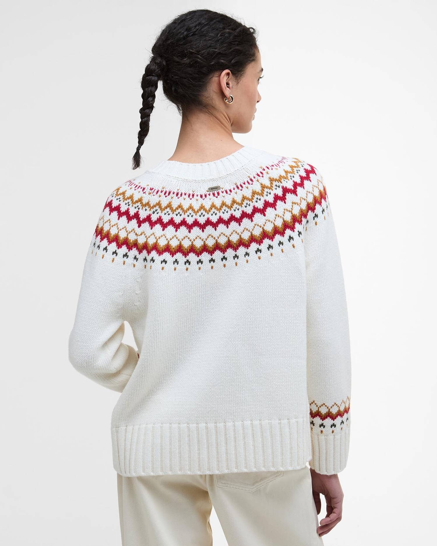 Tidal Crew Neck Knitted Jumper - Cloud