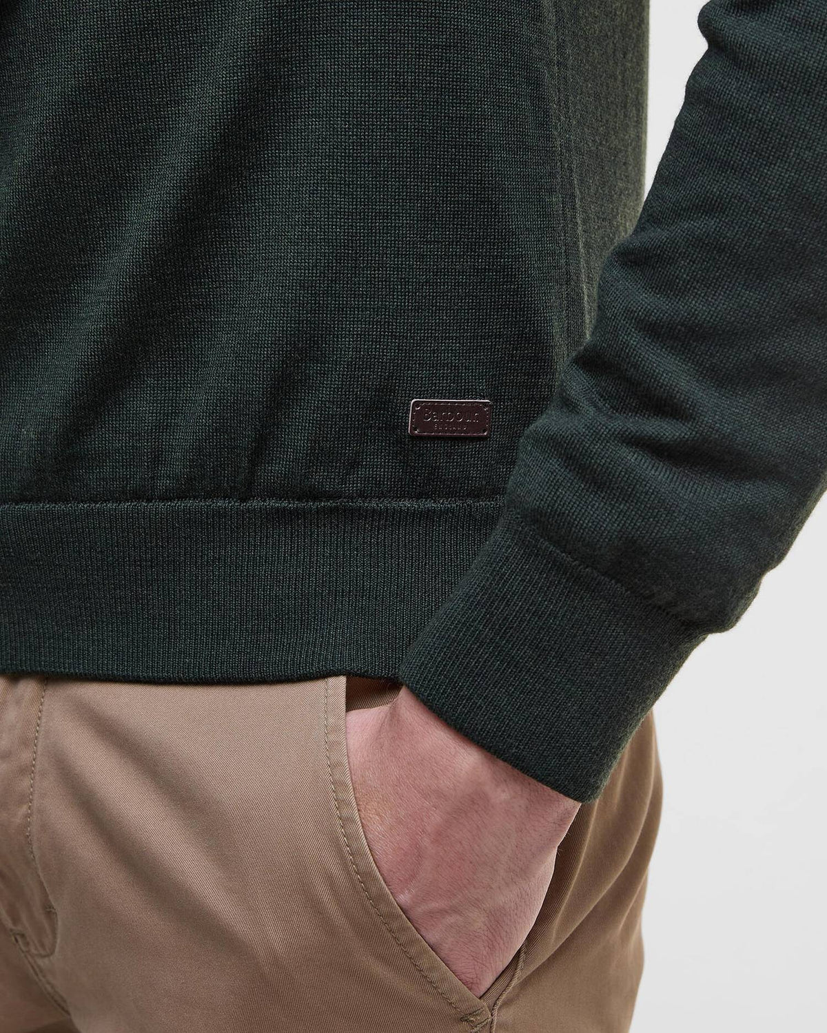 Gamlin Quarter-Zip Jumper - Olive
