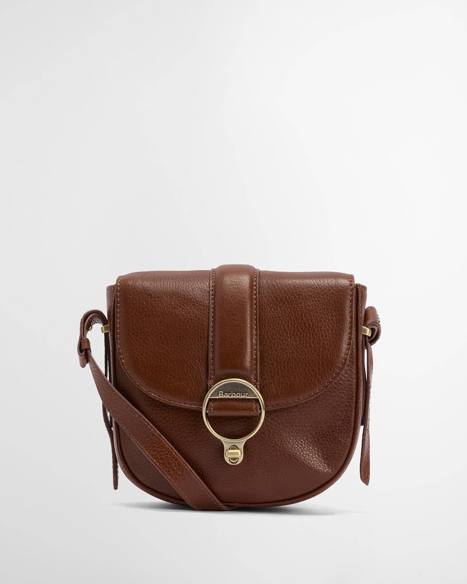 Elm Leather Crossbody Bag - Brown