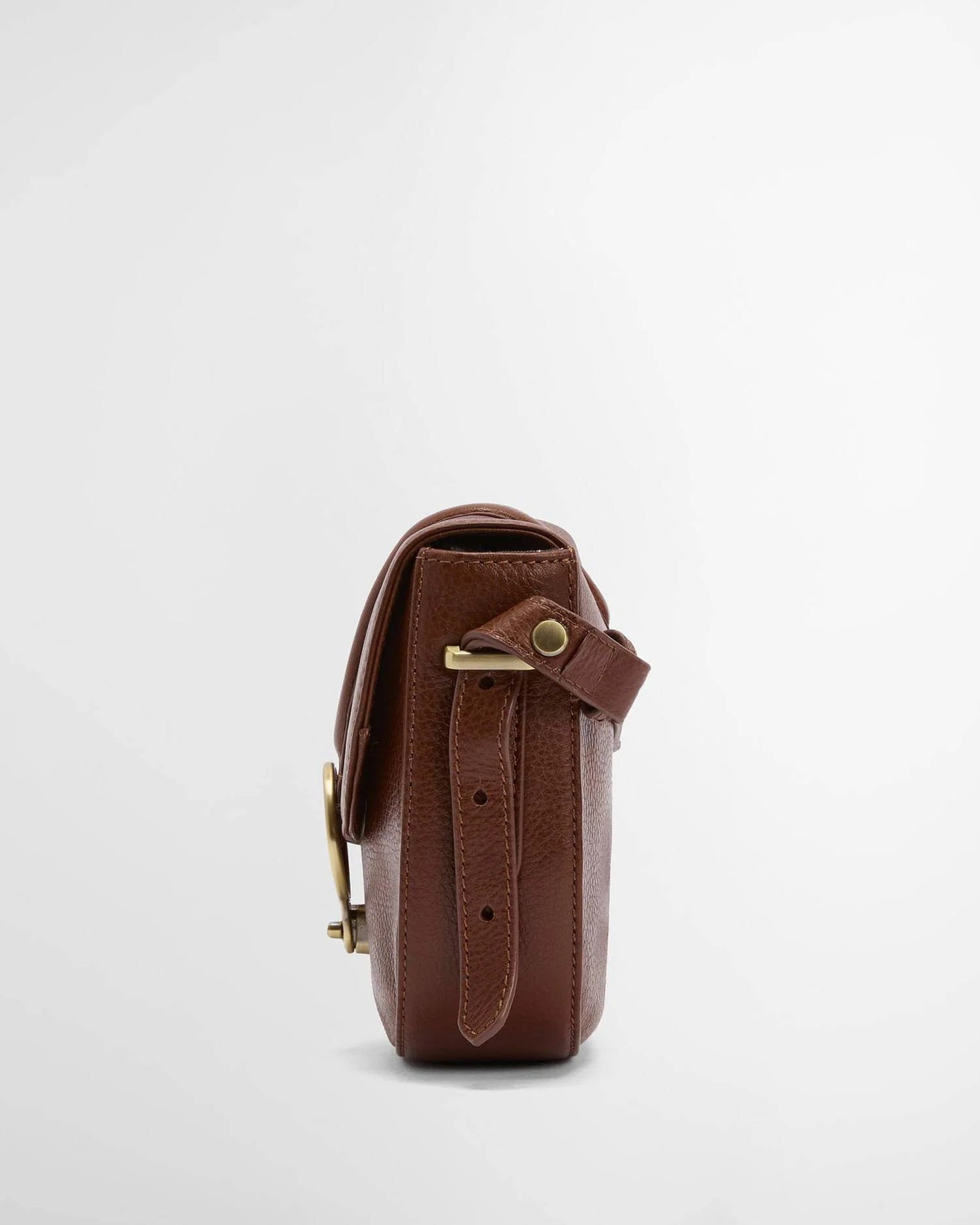 Elm Leather Crossbody Bag - Brown