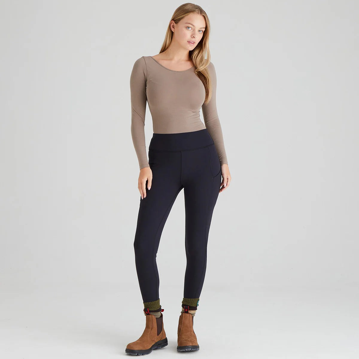Womens Infinity Leggings - Black