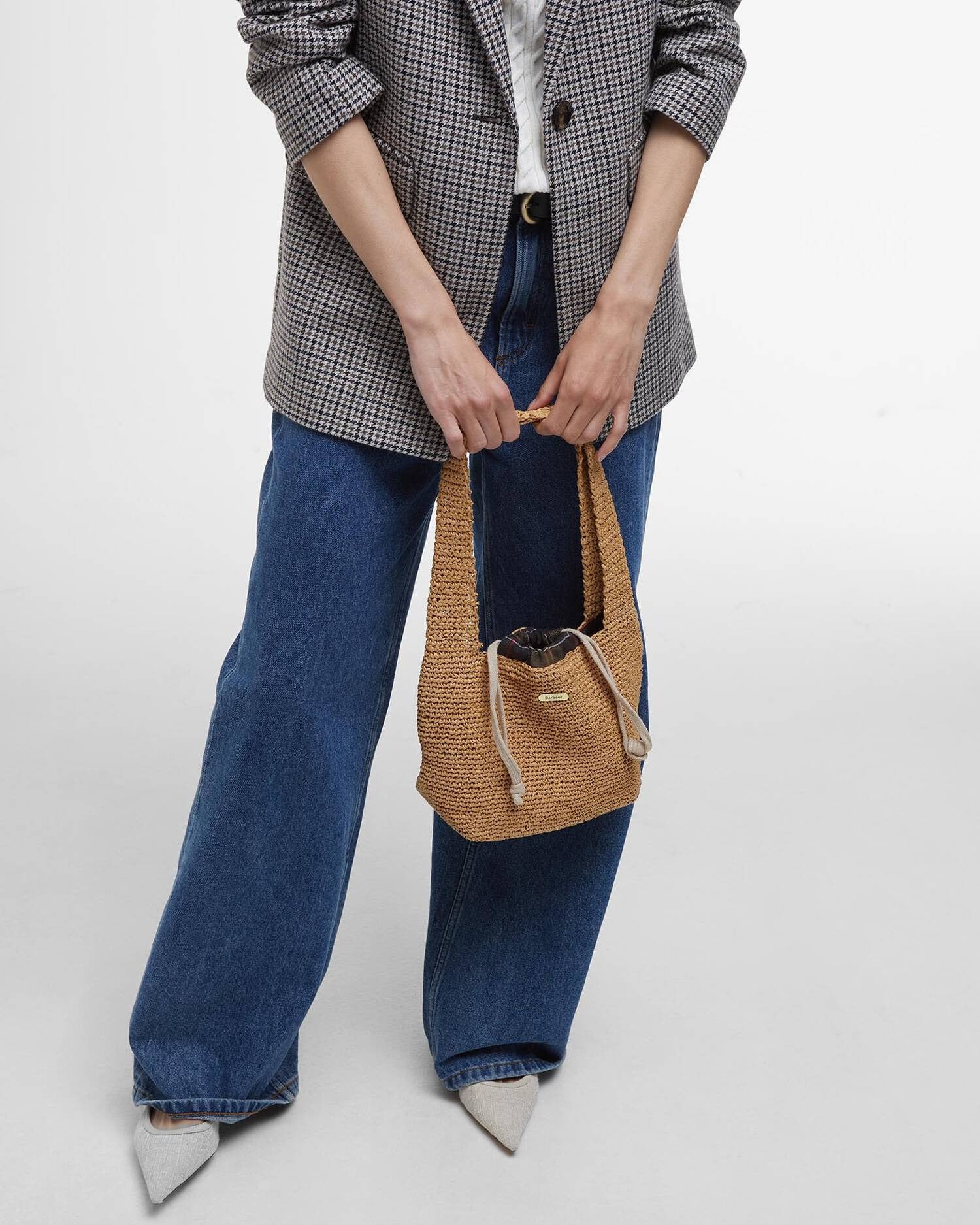 Lily Woven Tote Bag - Natural