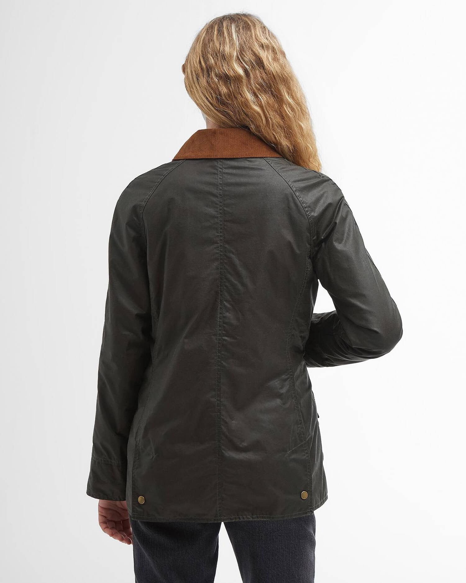 Lightweight Beadnell Waxed Jacket - Archive Olive