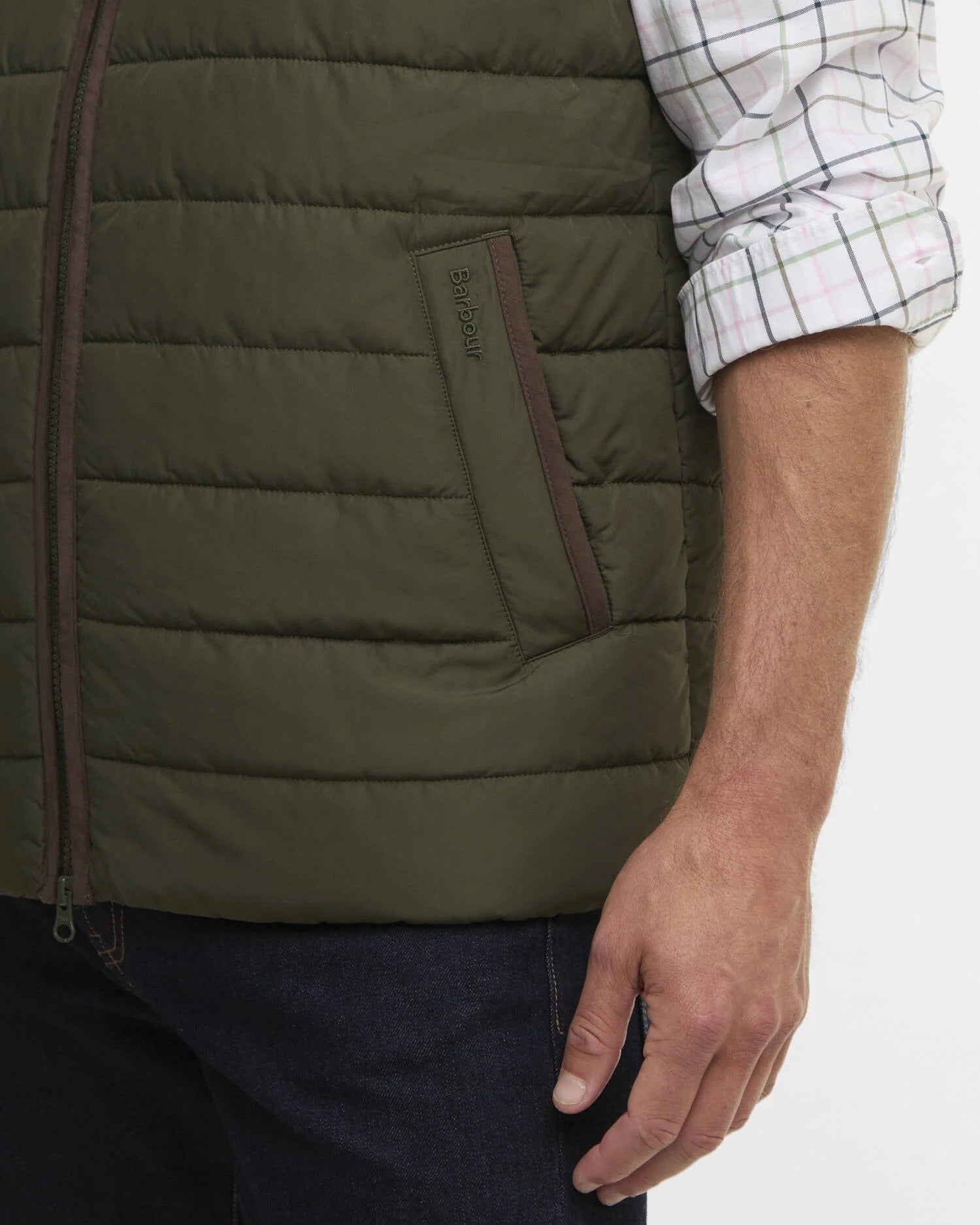 Broughton Quilted Gilet - Deep Olive