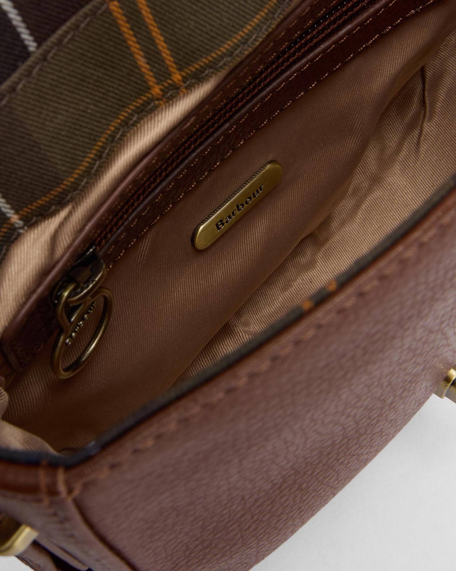 Elm Leather Crossbody Bag - Brown