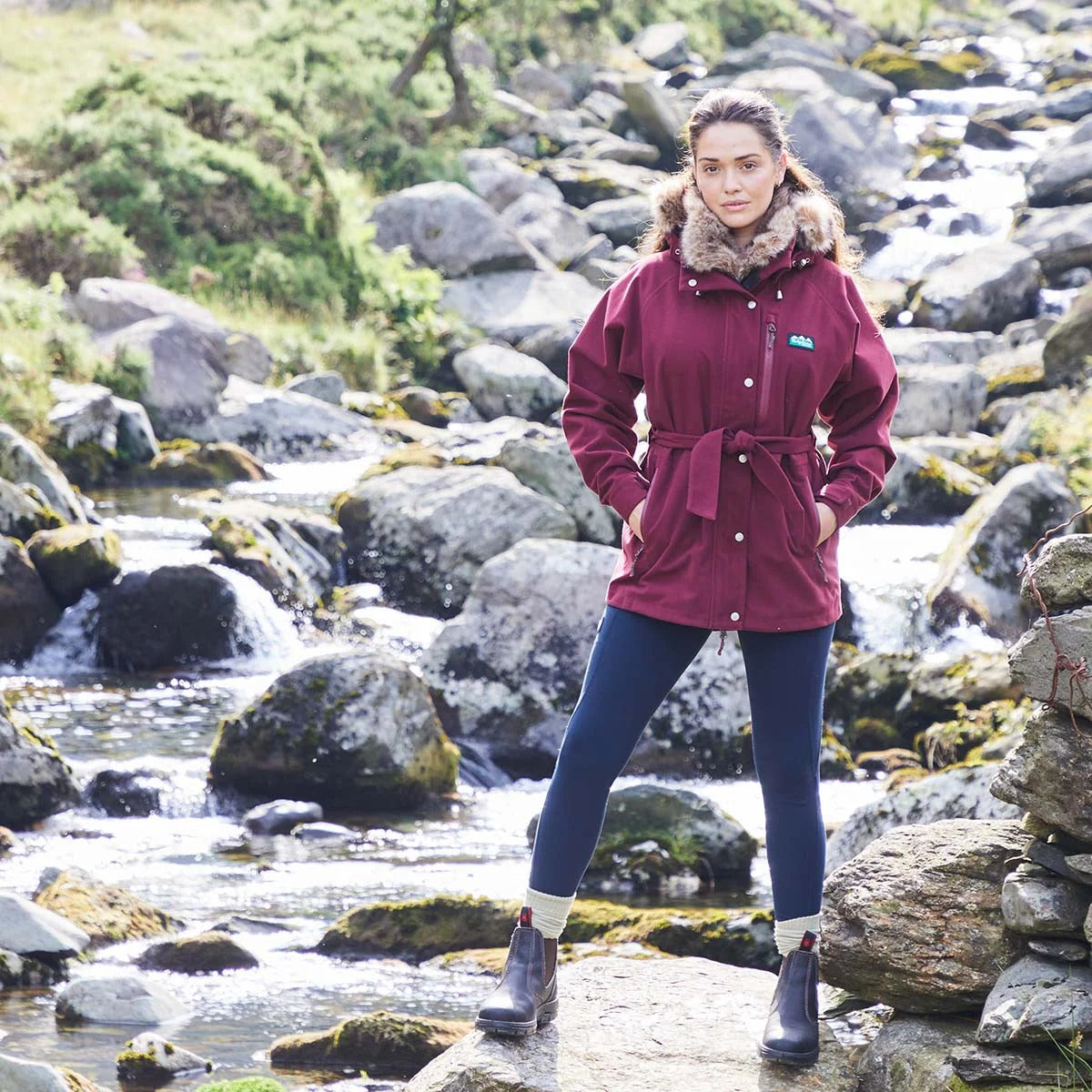Women's Monsoon Nordic Smock Winter Berry