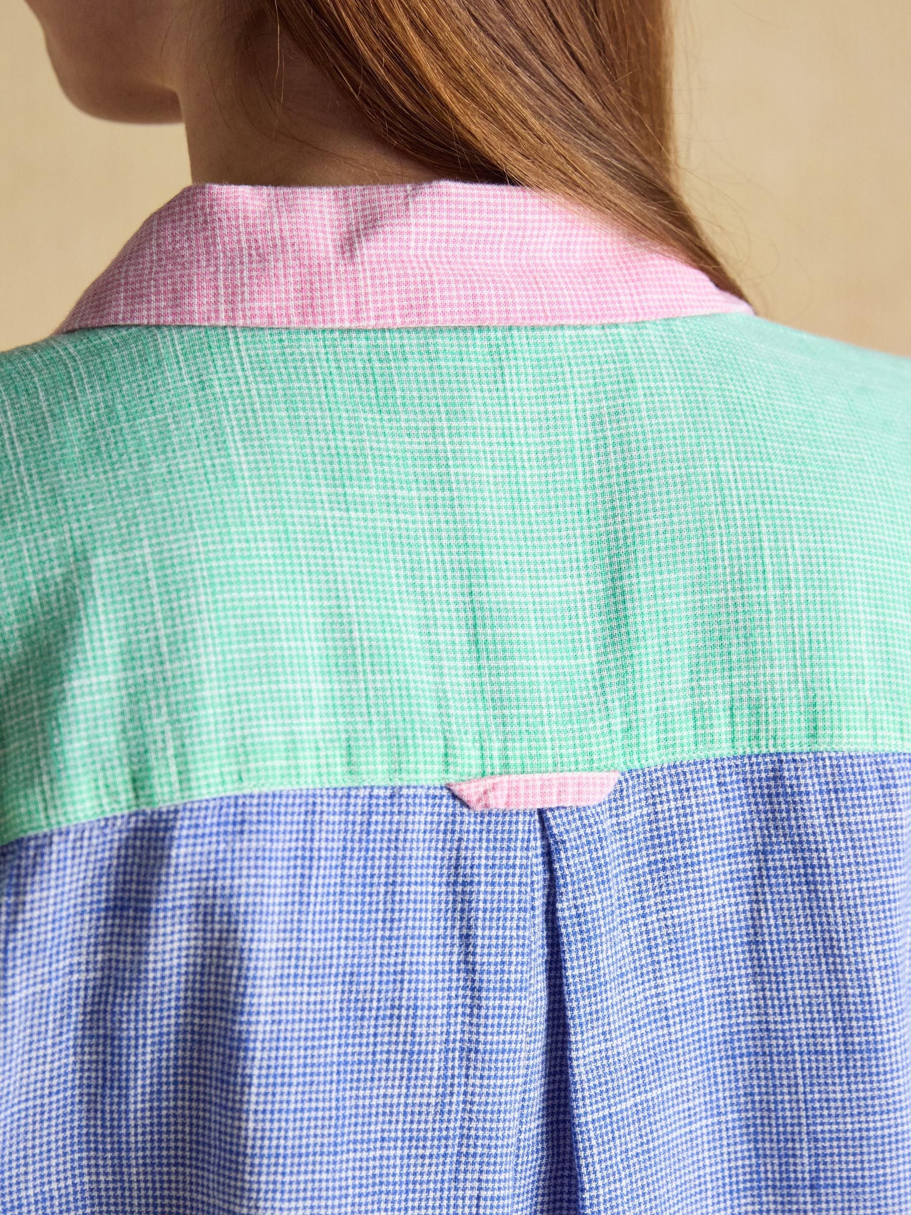 Ida Hotch Potch Long Sleeve Cotton Shirt