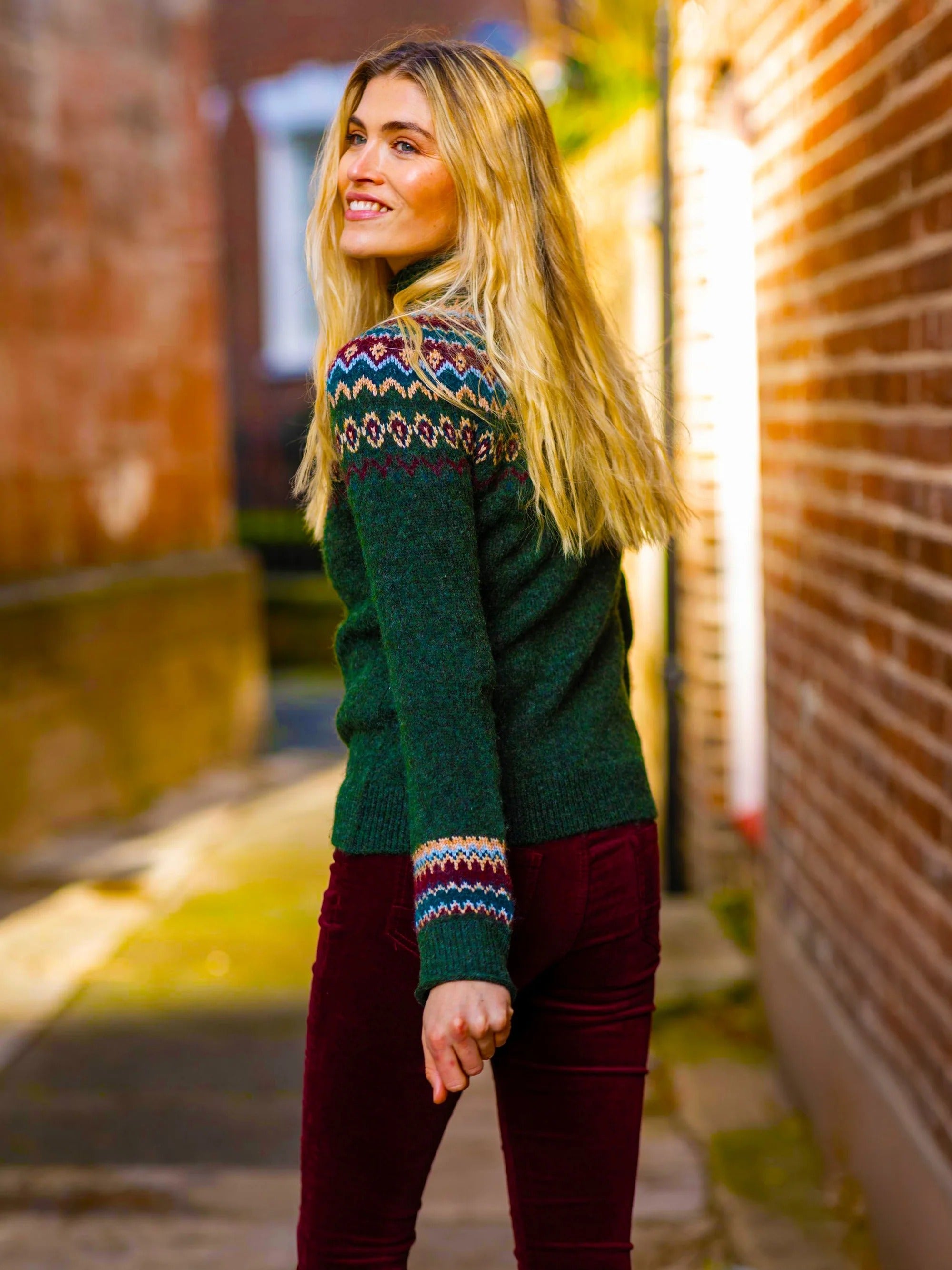 Woodland Fairisle Jumper - Green
